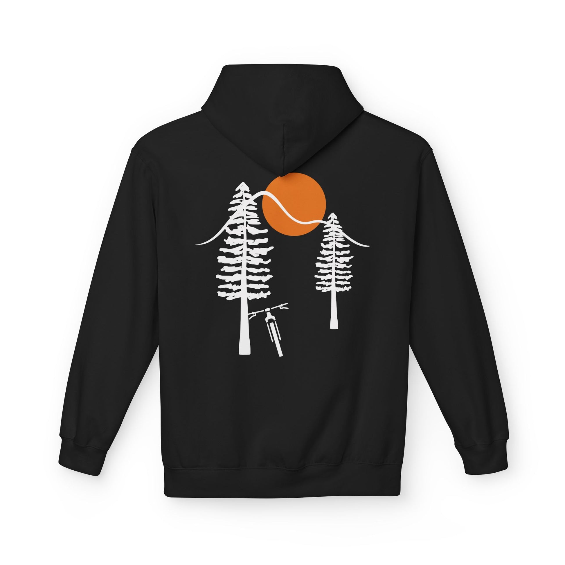 Leaning Tree Hoodie Black