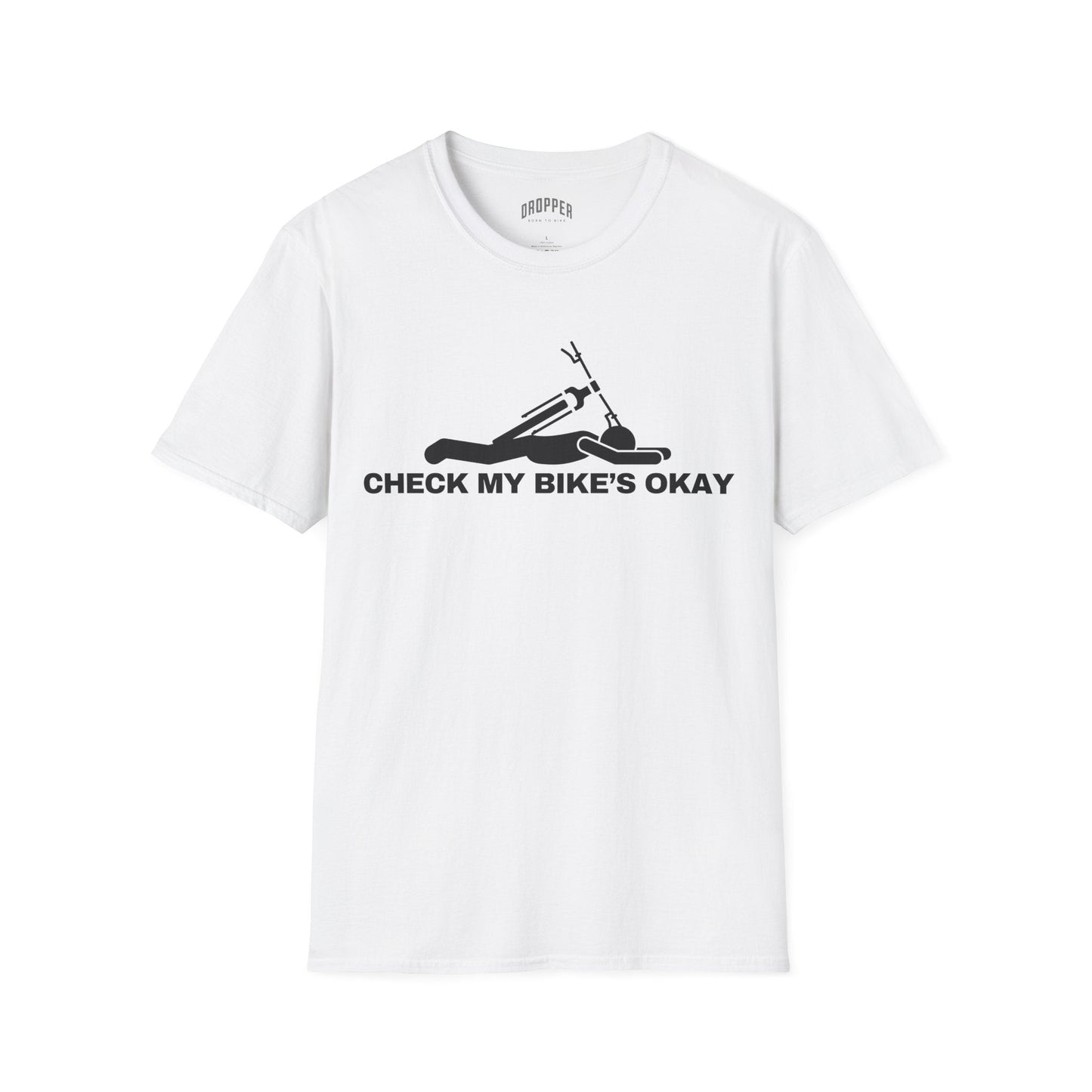 Check My Bike's Okay T-Shirt White