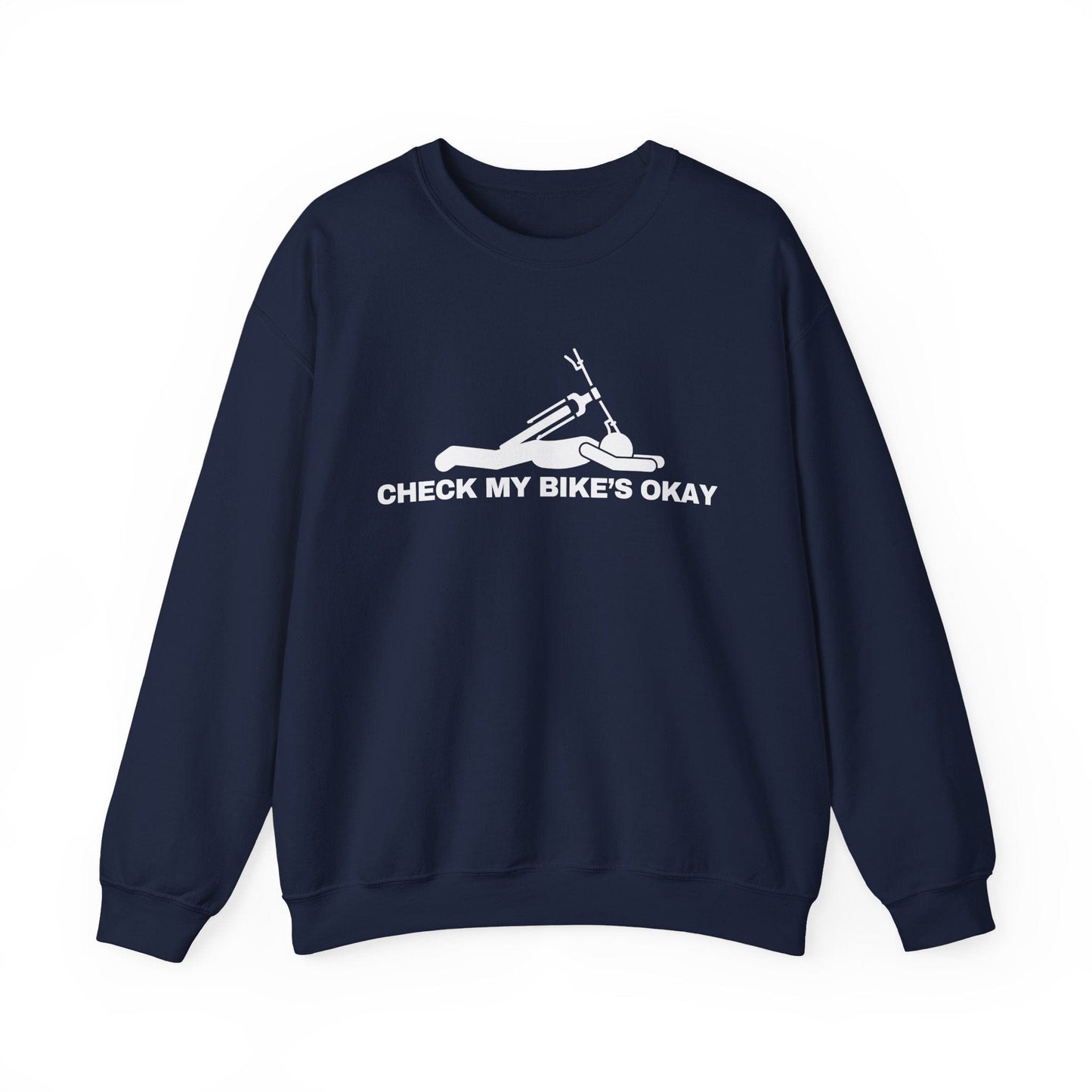 Check My Bike's Okay Sweatshirt Navy