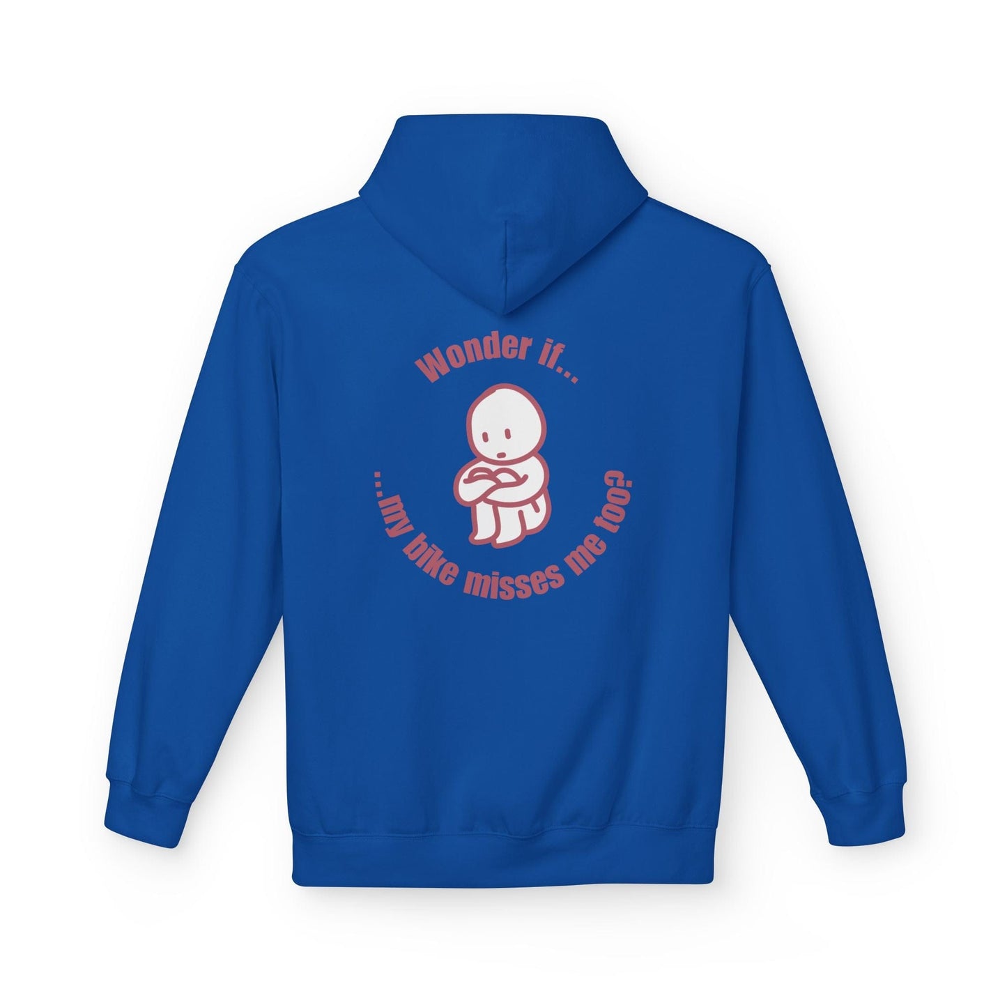 My Bike Misses Me Hoodie Royal