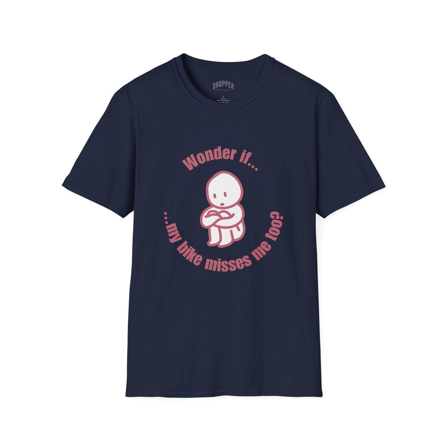 My Bike Misses Me T-Shirt Navy