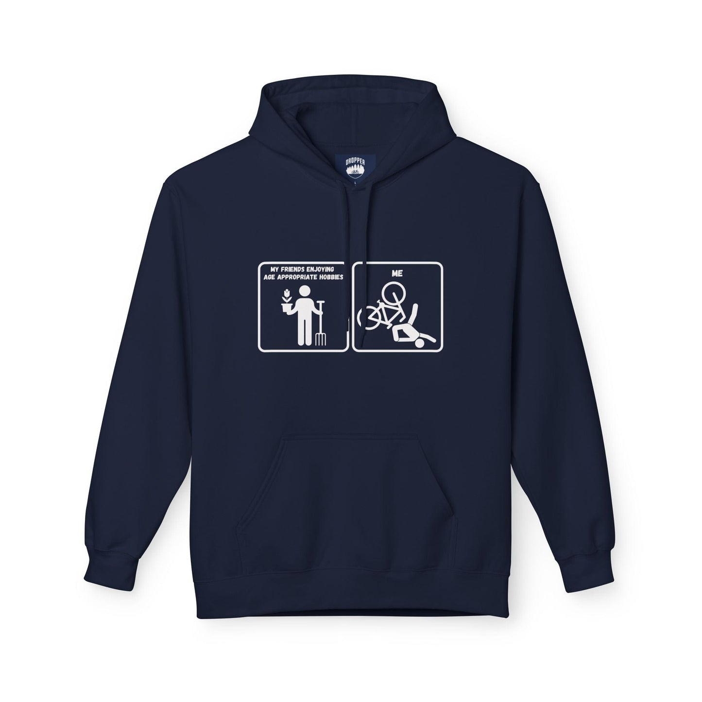 Age Appropriate Hobbies Hoodie Navy