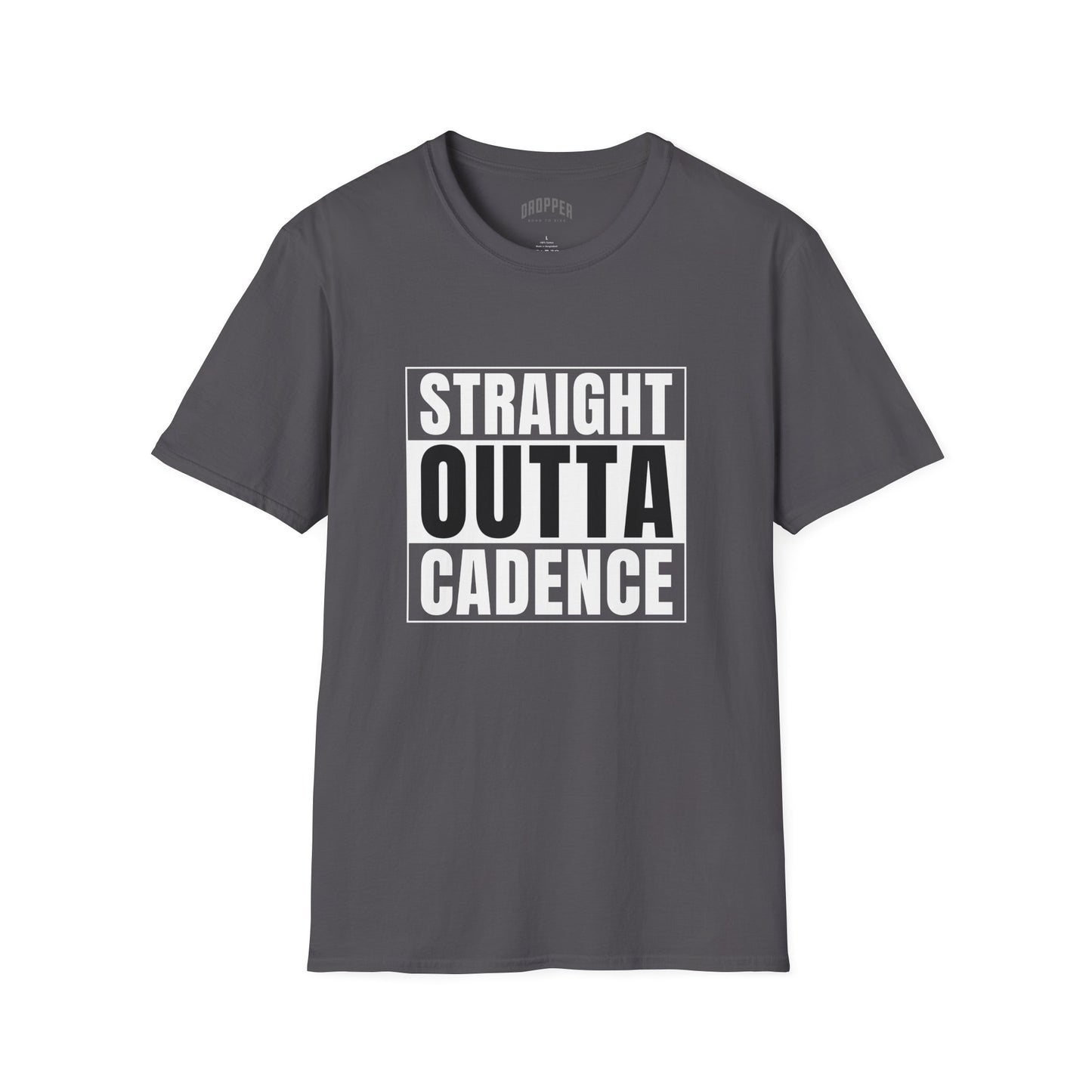 Straight Outta T-Shirt Charcoal