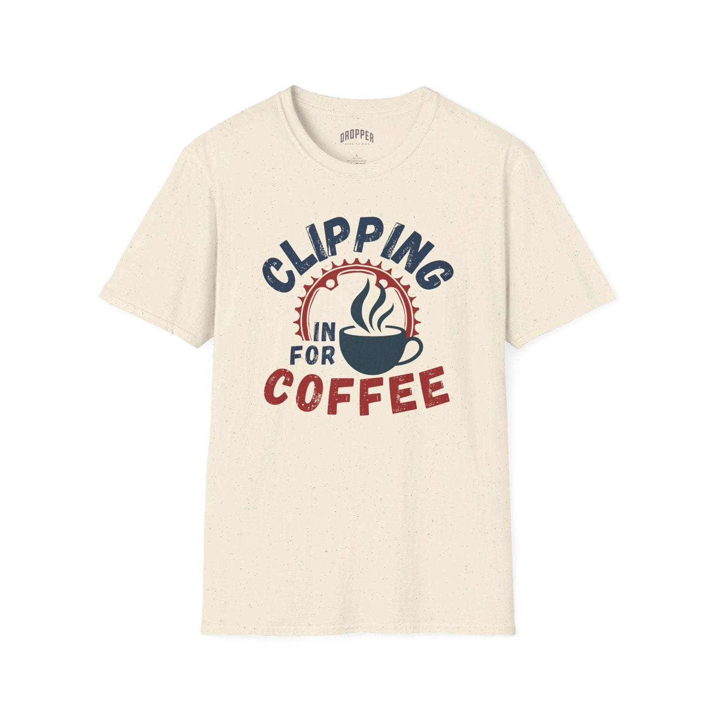 Clipping In For Coffee T-Shirt Natural