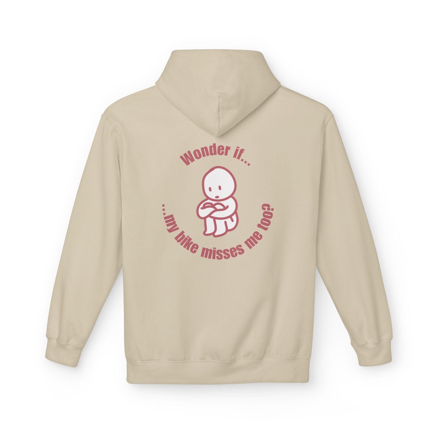 My Bike Misses Me Hoodie Sand