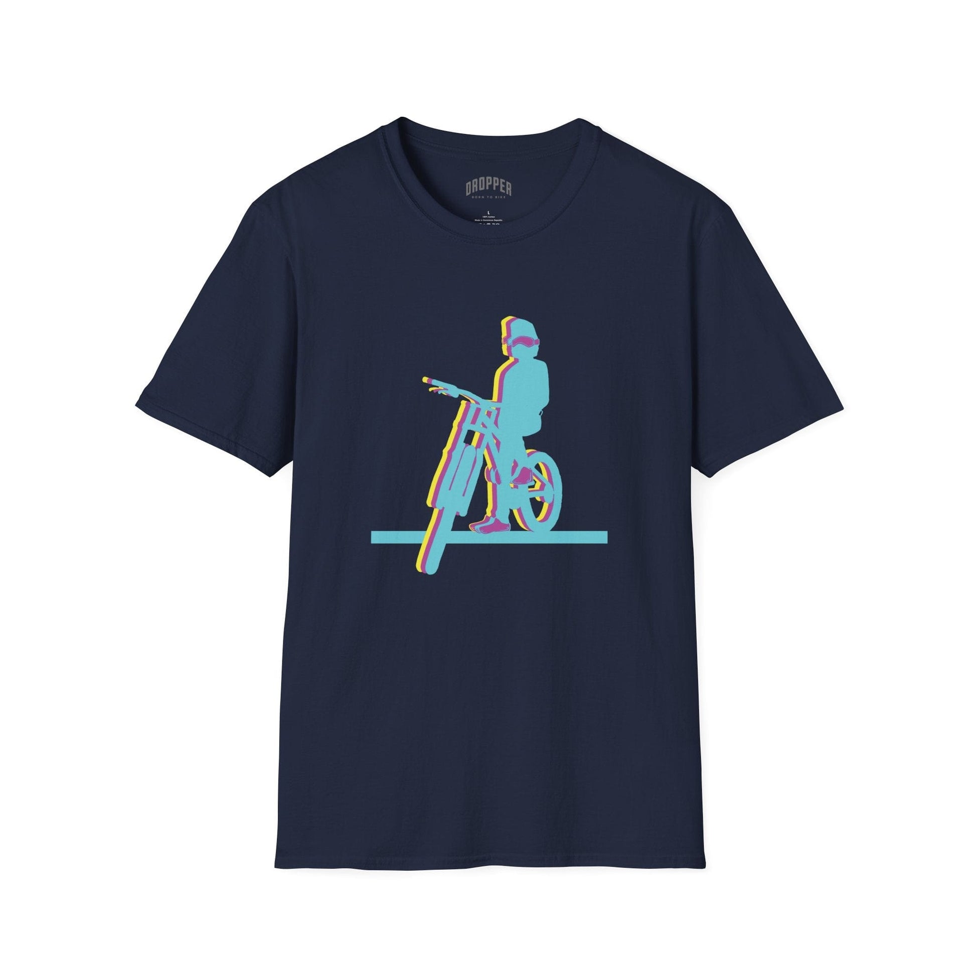 Glitch T-Shirt Navy