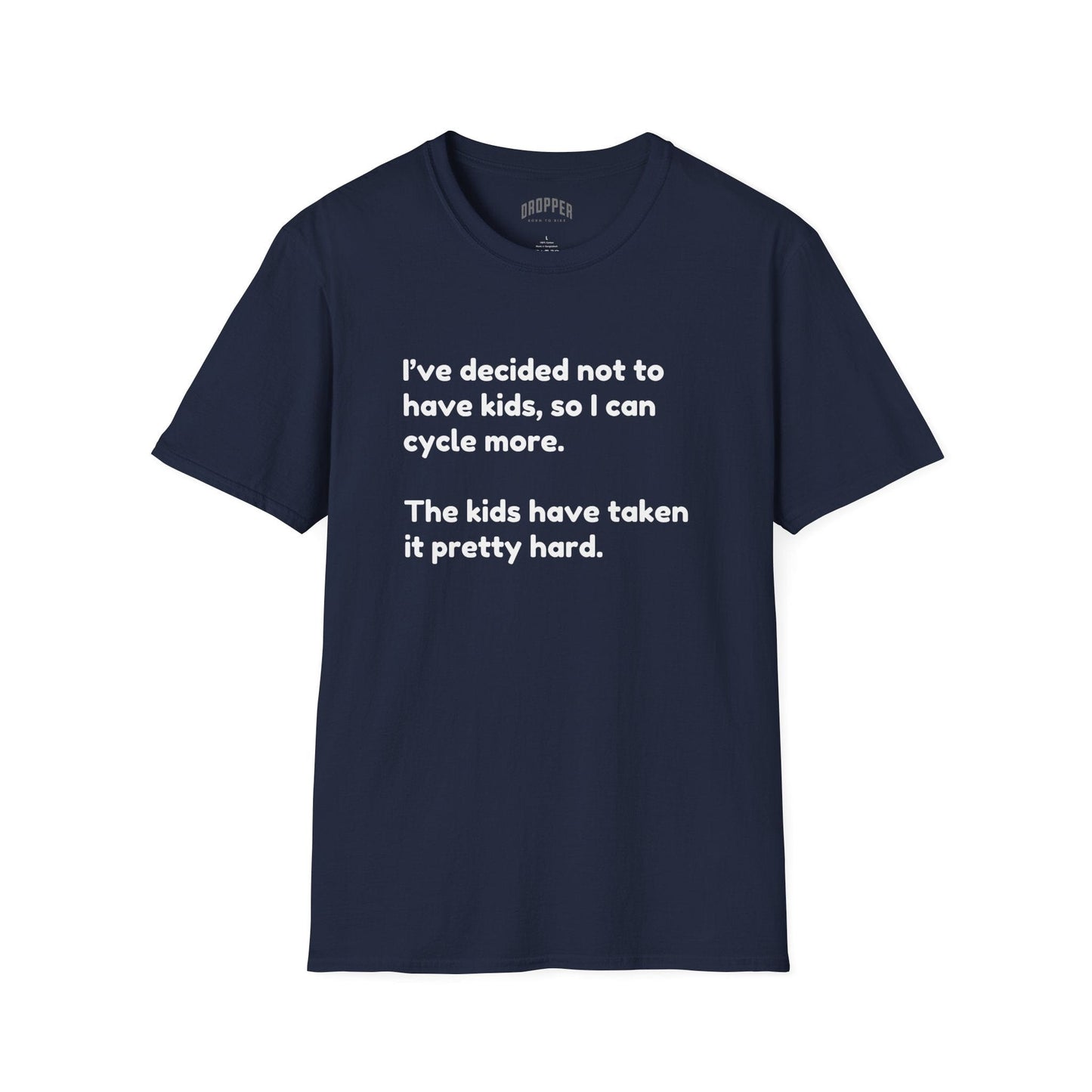 No Kids T-Shirt Navy