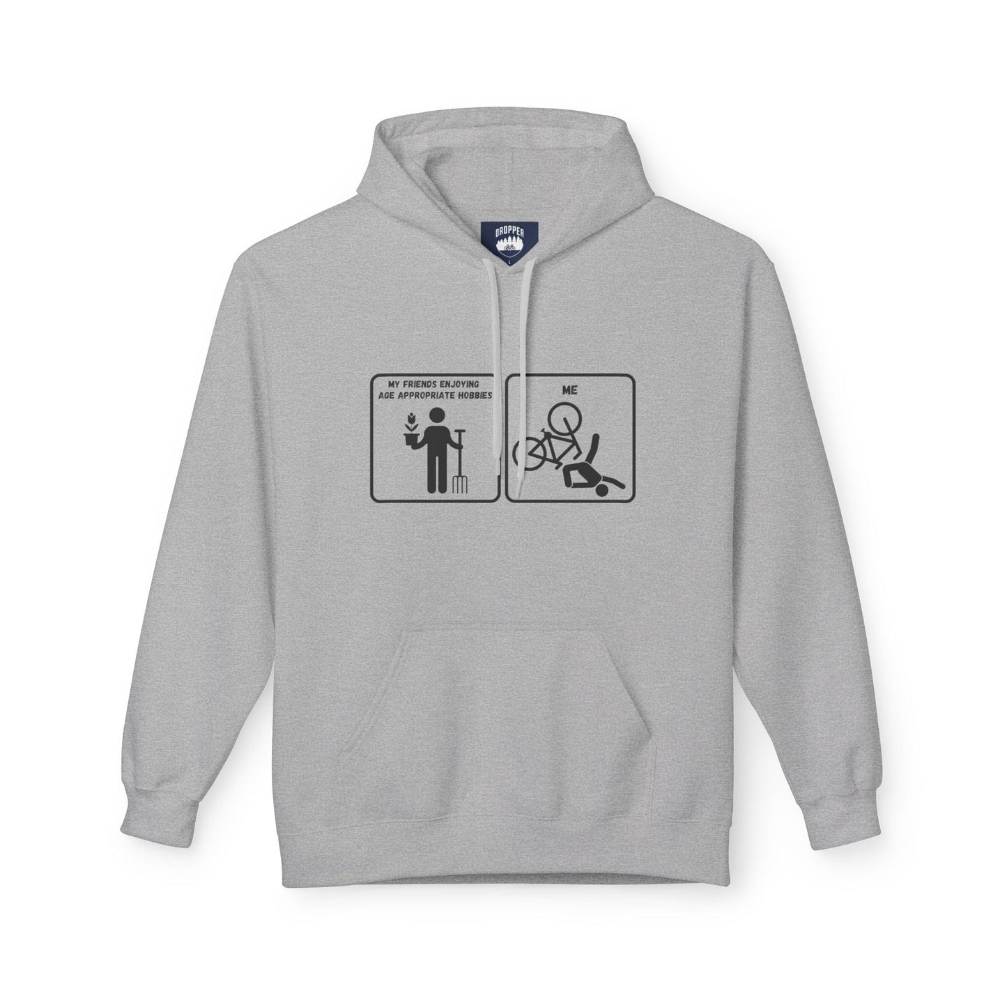 Age Appropriate Hobbies Hoodie Sport Grey