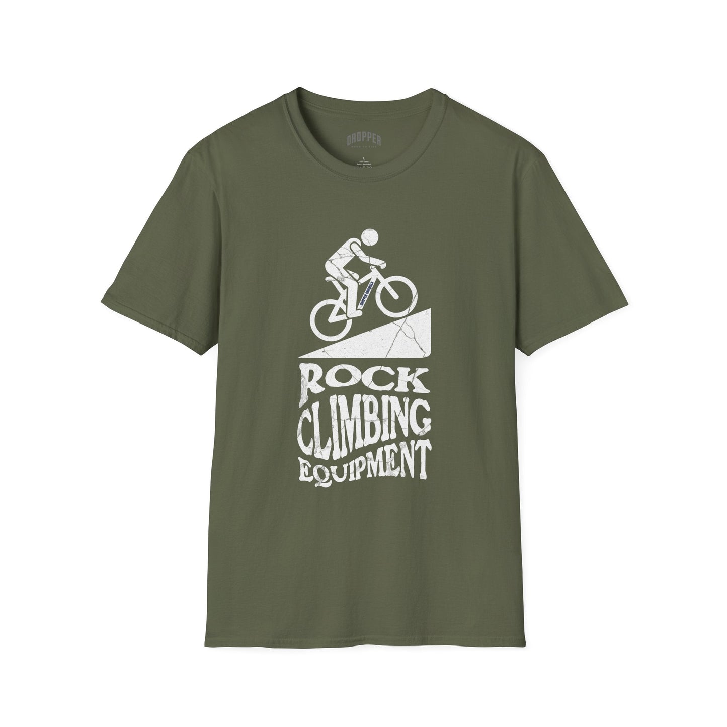 Rock Climbing T-Shirt Military Green