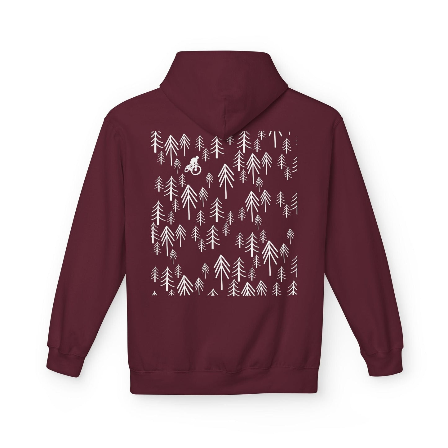 Forest Freedom Hoodie Maroon