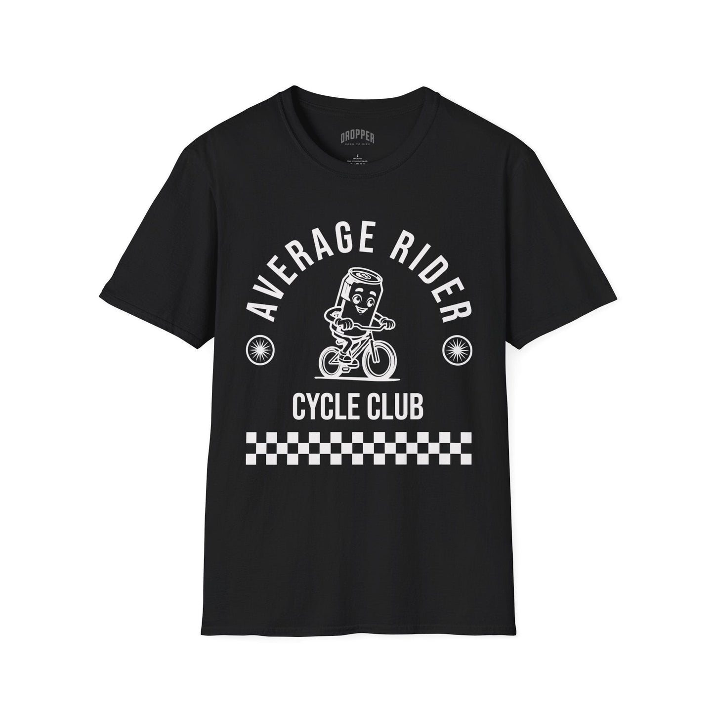 Average Rider Club T-Shirt Black