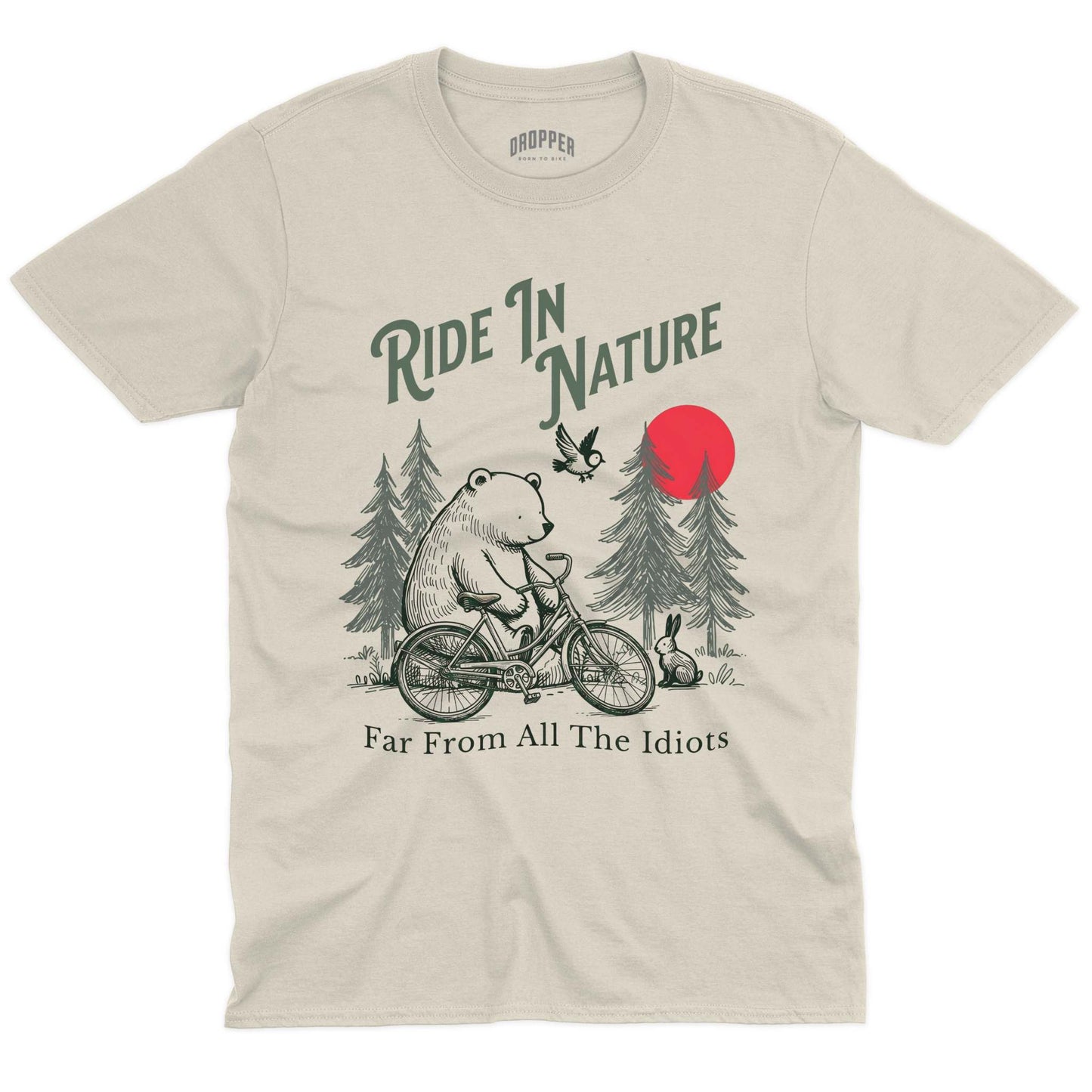 Far From The Idiots T-Shirt Natural