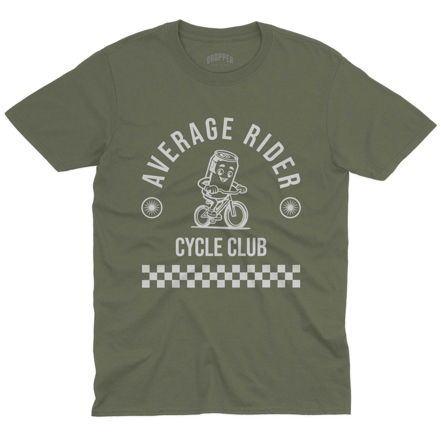 Average Rider Club T-Shirt Military Green