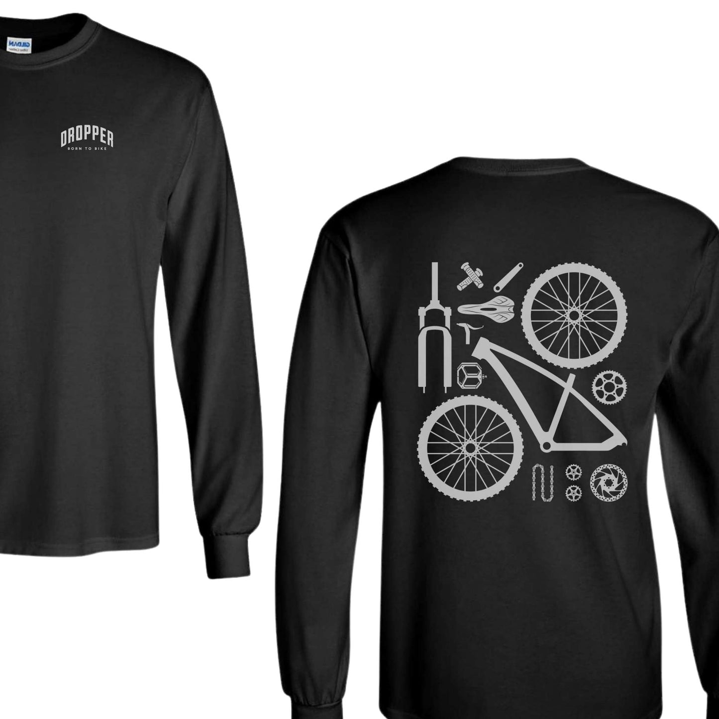 Ingredients Long Sleeve Tee Black