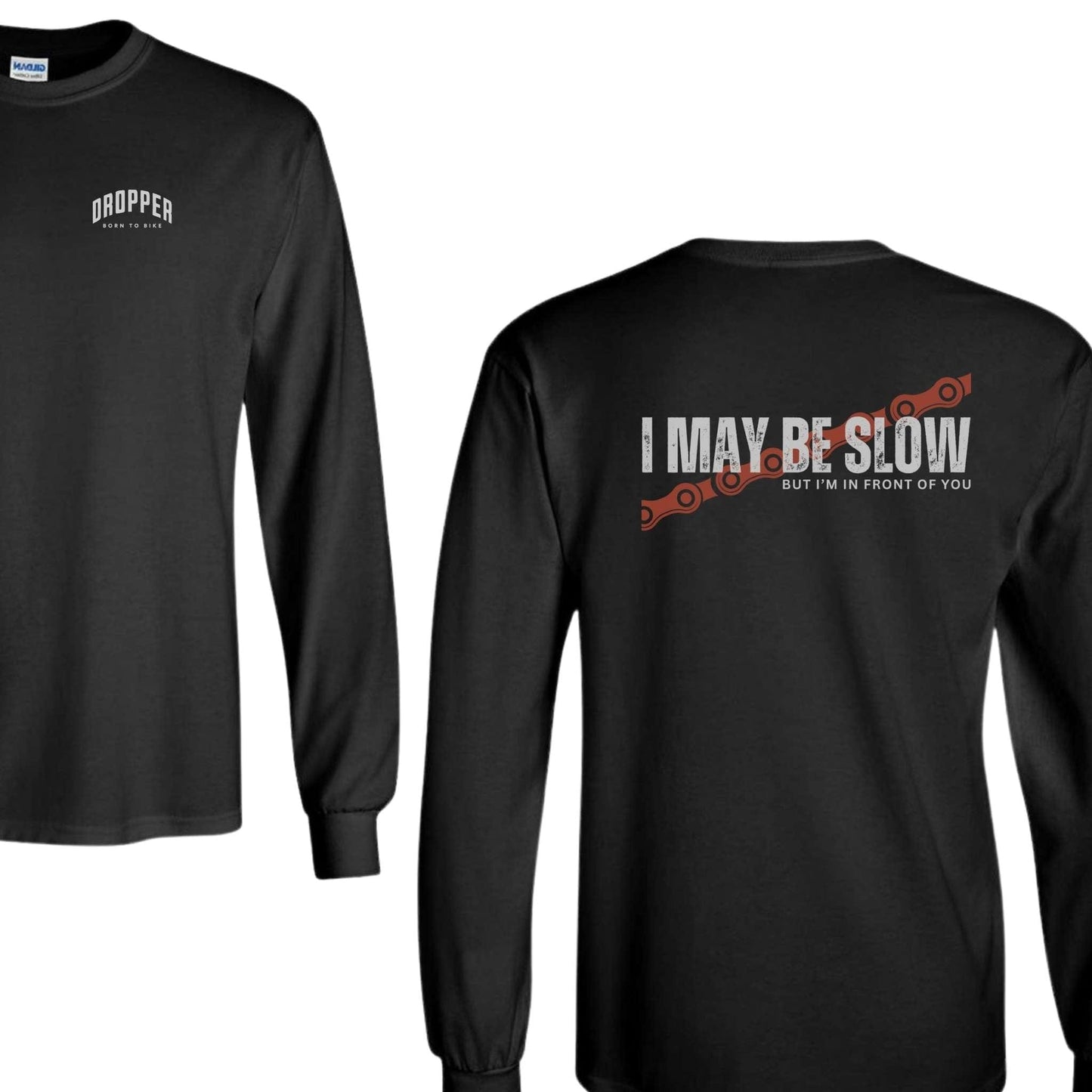 ...But I'm In Front Of You Long Sleeve Tee Black