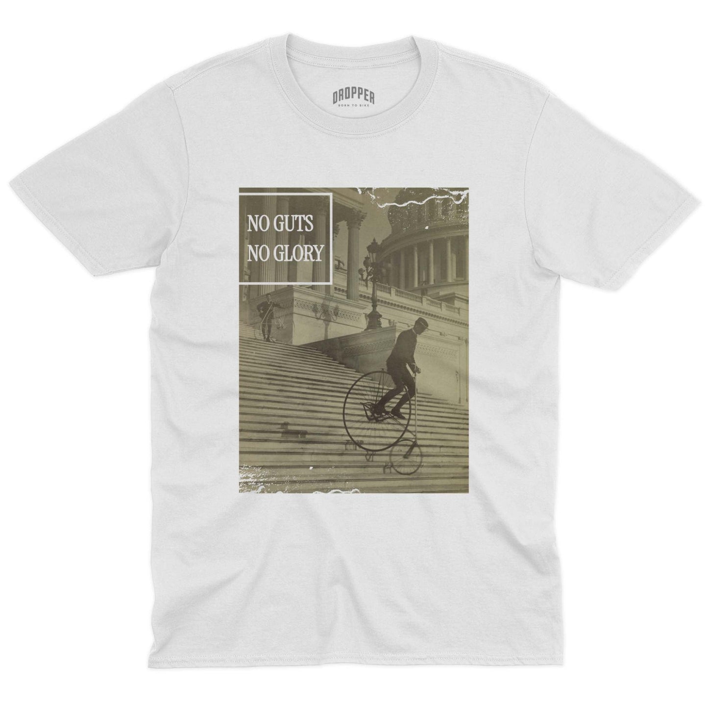 No Guts No Glory T-Shirt White