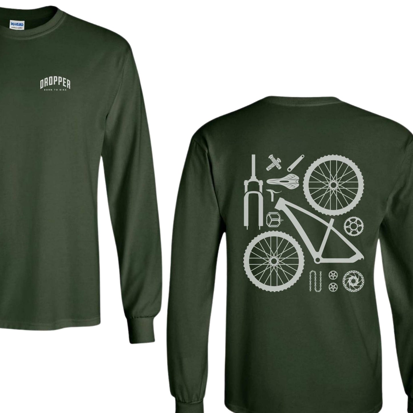 Ingredients Long Sleeve Tee Forest Green