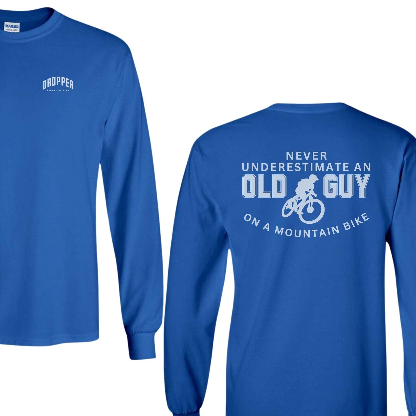 Old Guy MTB Long Sleeve Tee Royal