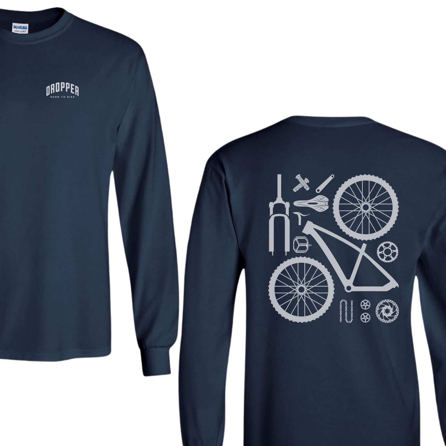 Ingredients Long Sleeve Tee Navy