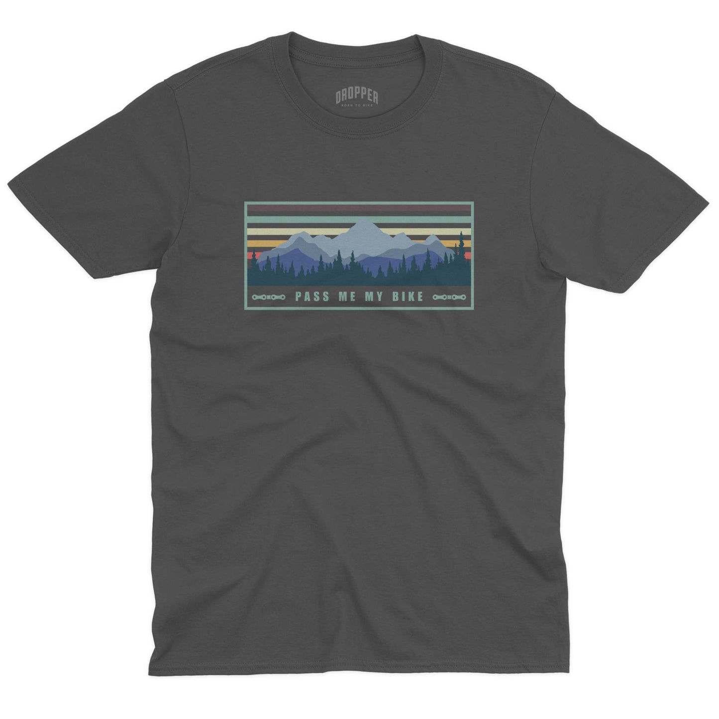Pass My Bike T-Shirt Charcoal