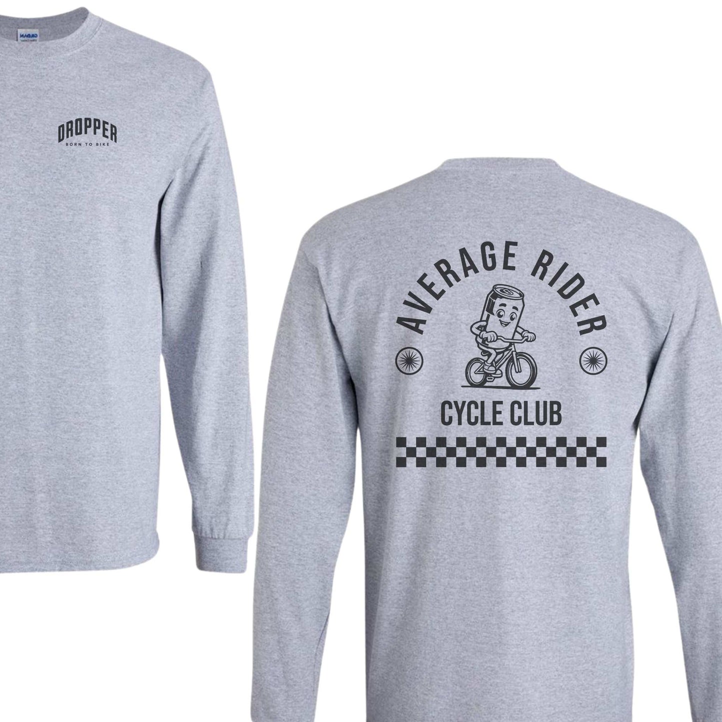 Average Rider Long Sleeve Tee Sport Grey