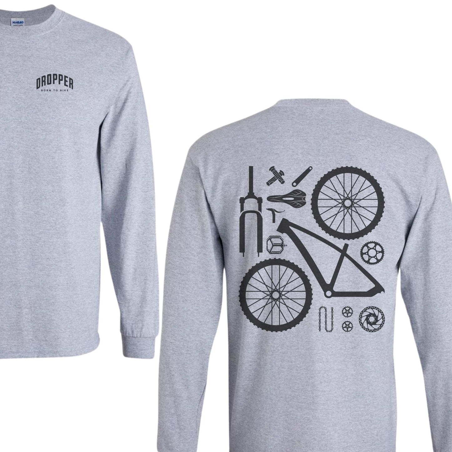 Ingredients Long Sleeve Tee Sport Grey