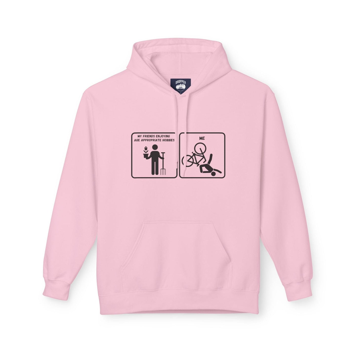 Age Appropriate Hobbies Hoodie Light Pink