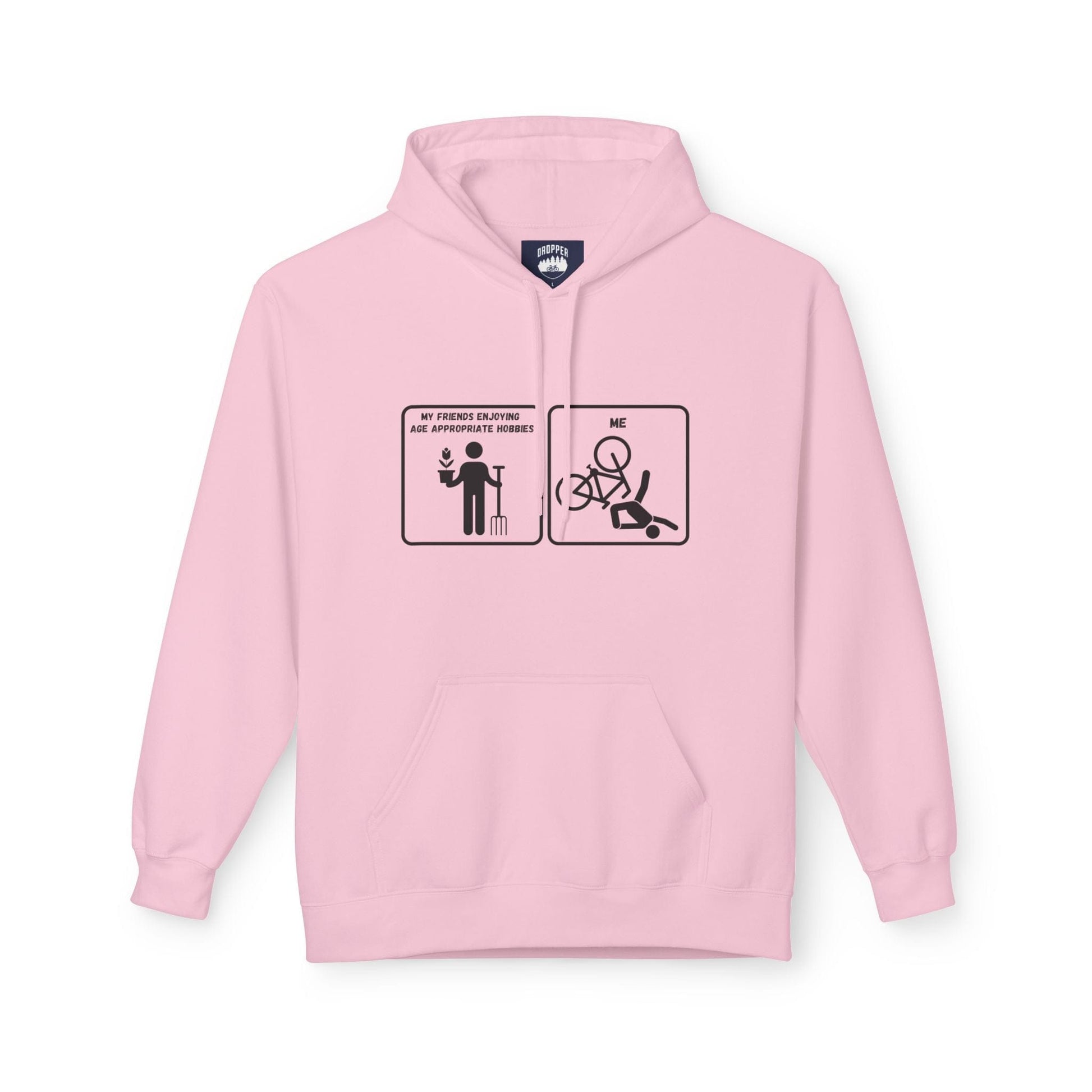 Age Appropriate Hobbies Hoodie Light Pink