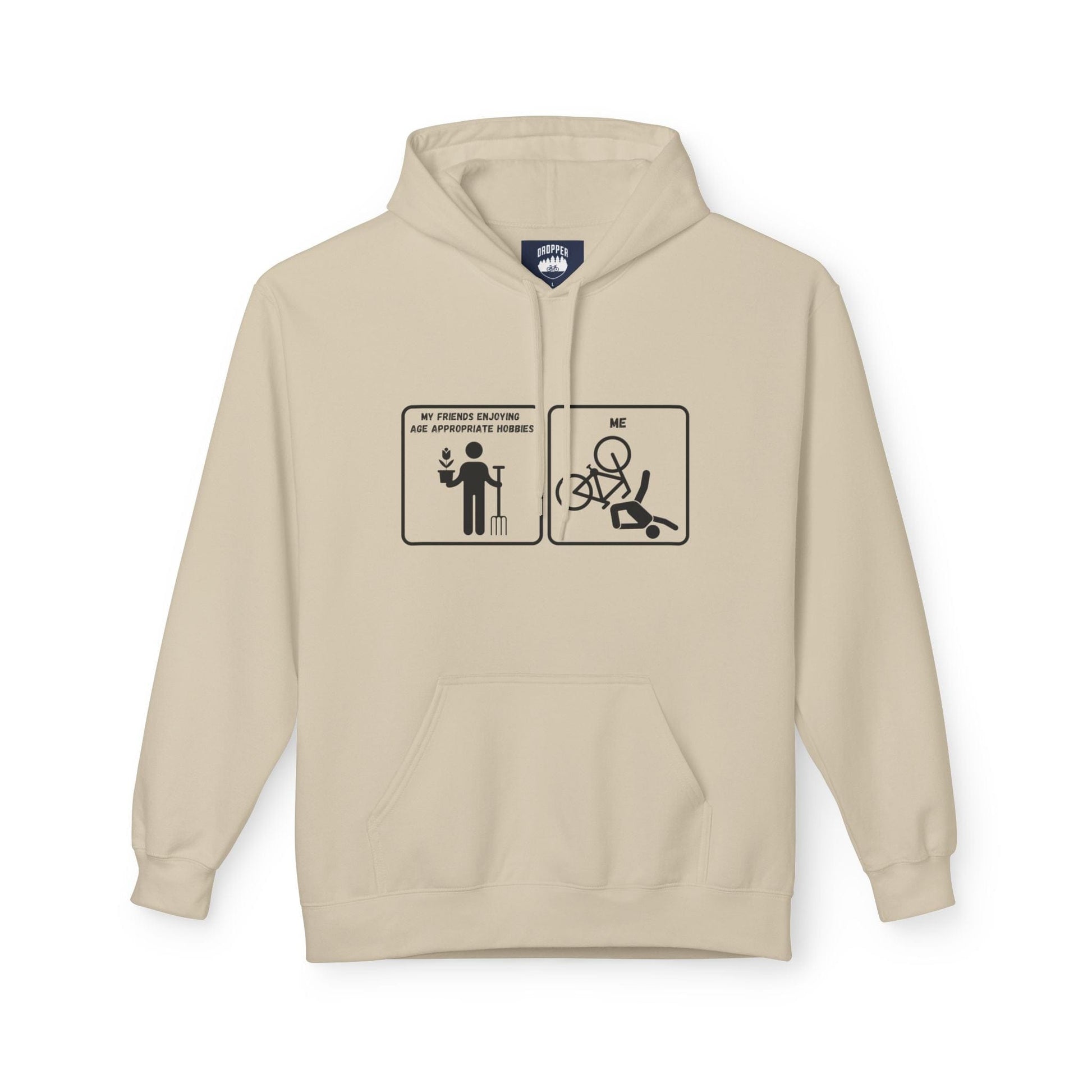 Age Appropriate Hobbies Hoodie Sand