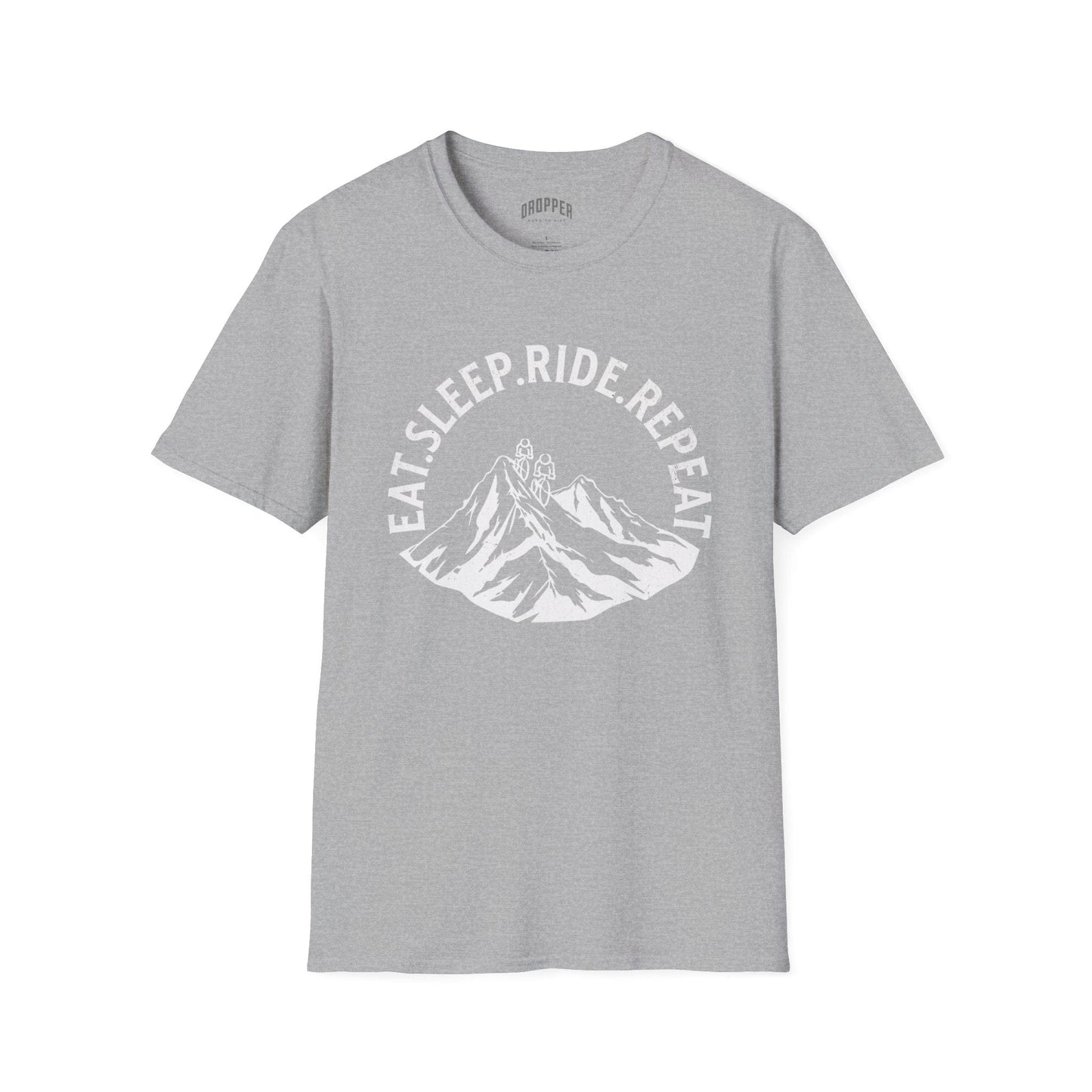 Eat.Sleep.Bike.Repeat T-Shirt Sport Grey