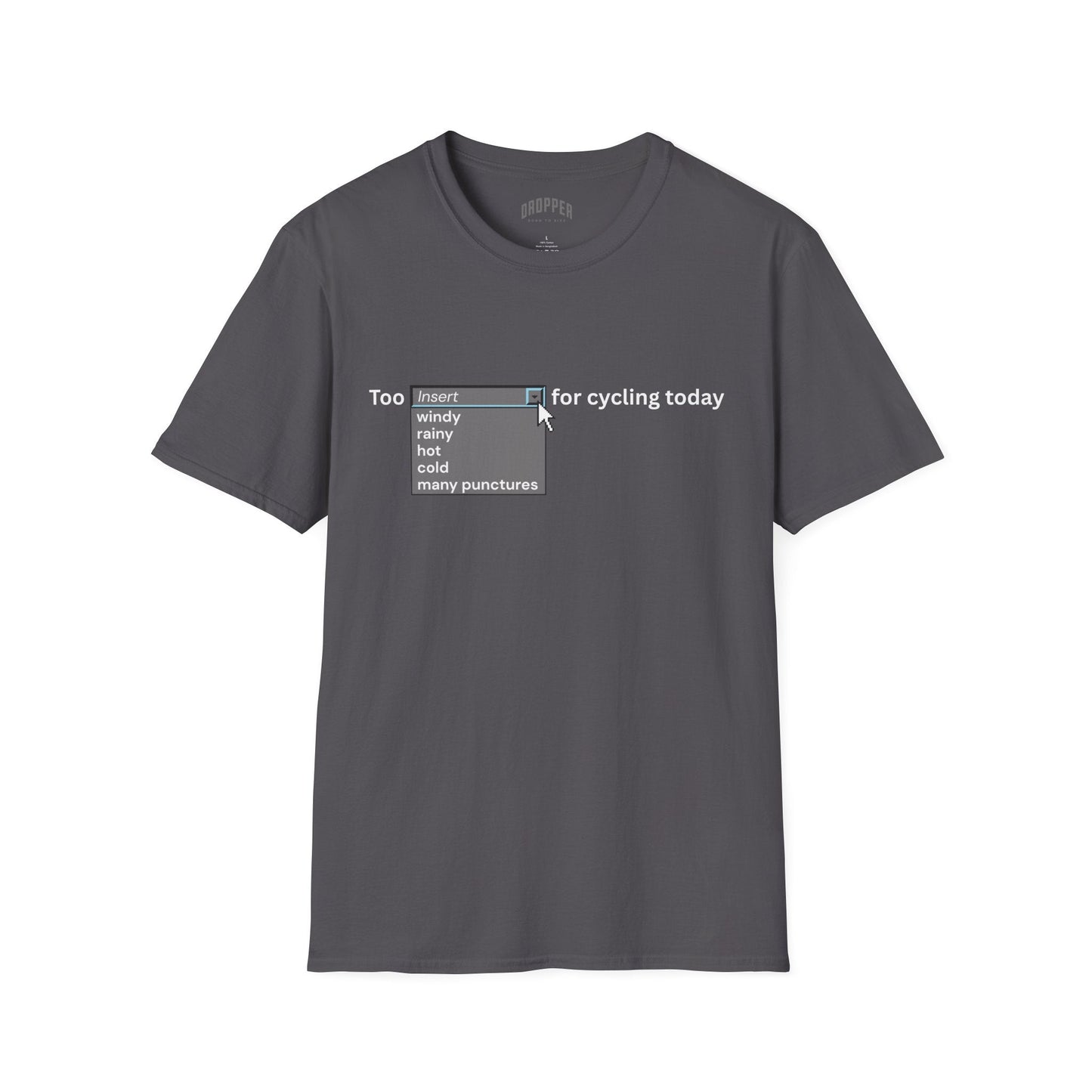 Excuses T-Shirt Charcoal