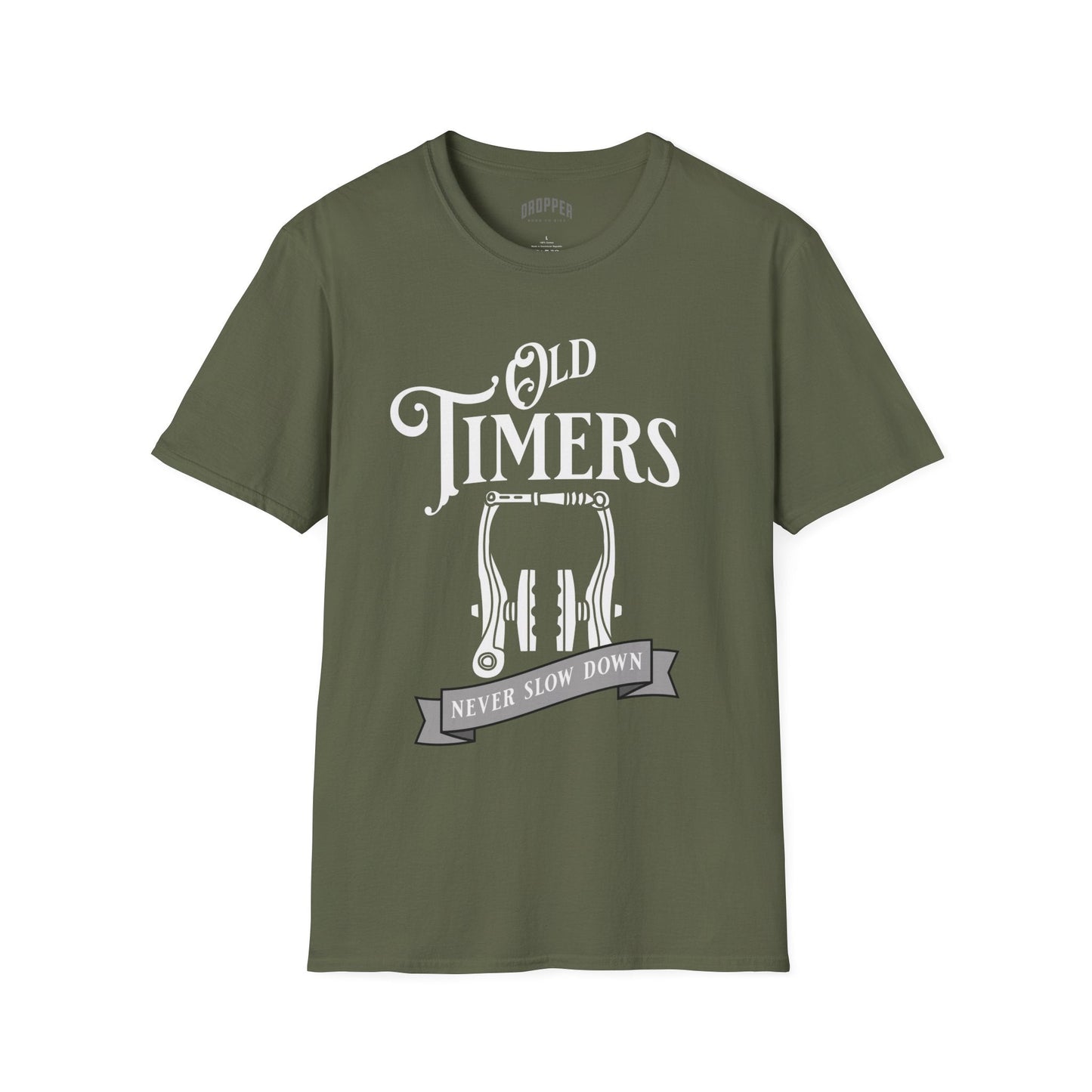 Never Slow Down T-Shirt Military Green