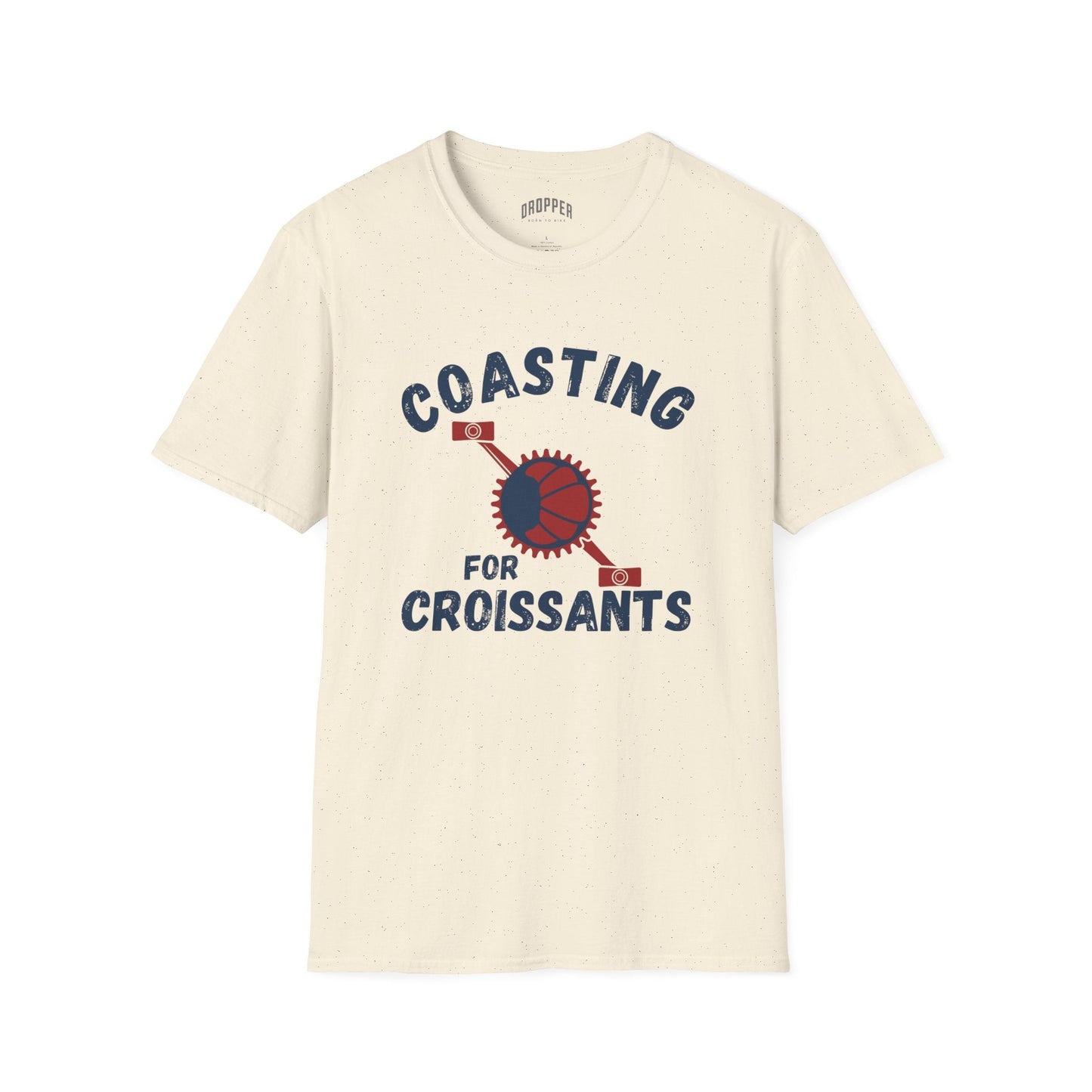 Coasting For Croissants T-Shirt Natural