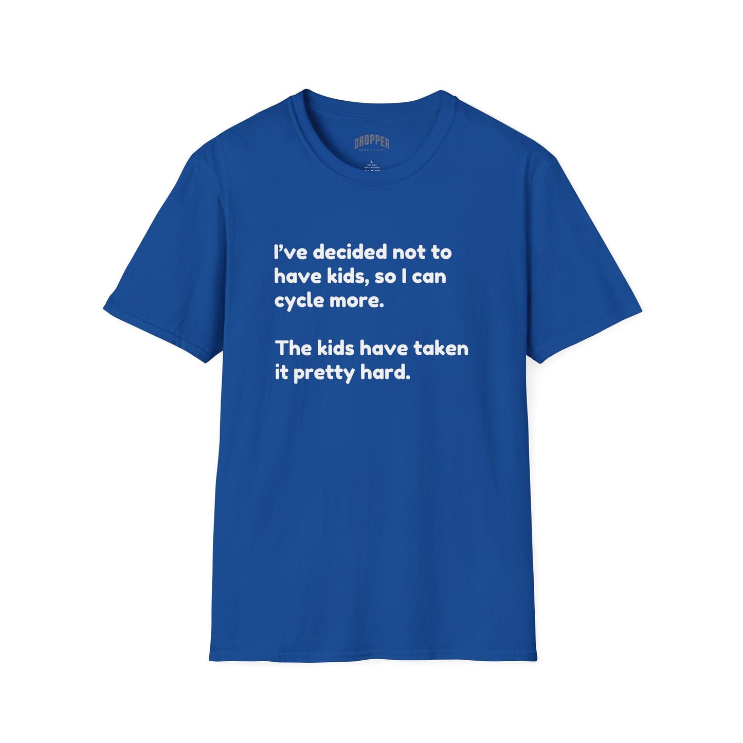 No Kids T-Shirt Royal