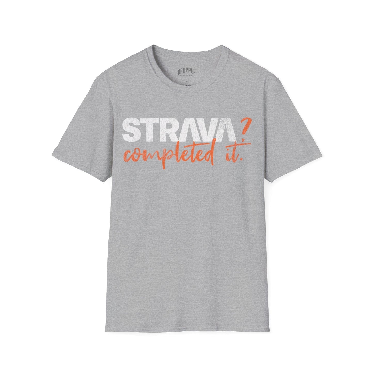 Strava? Completed It. T-Shirt Sport Grey