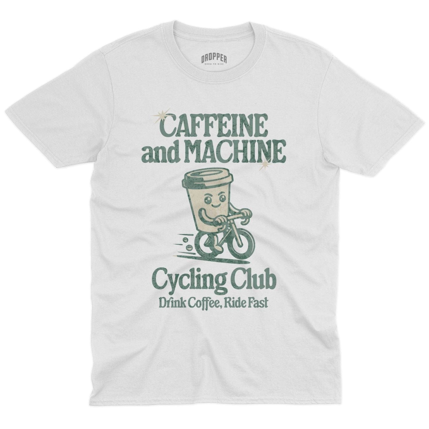 Caffeine & Machine T-Shirt White