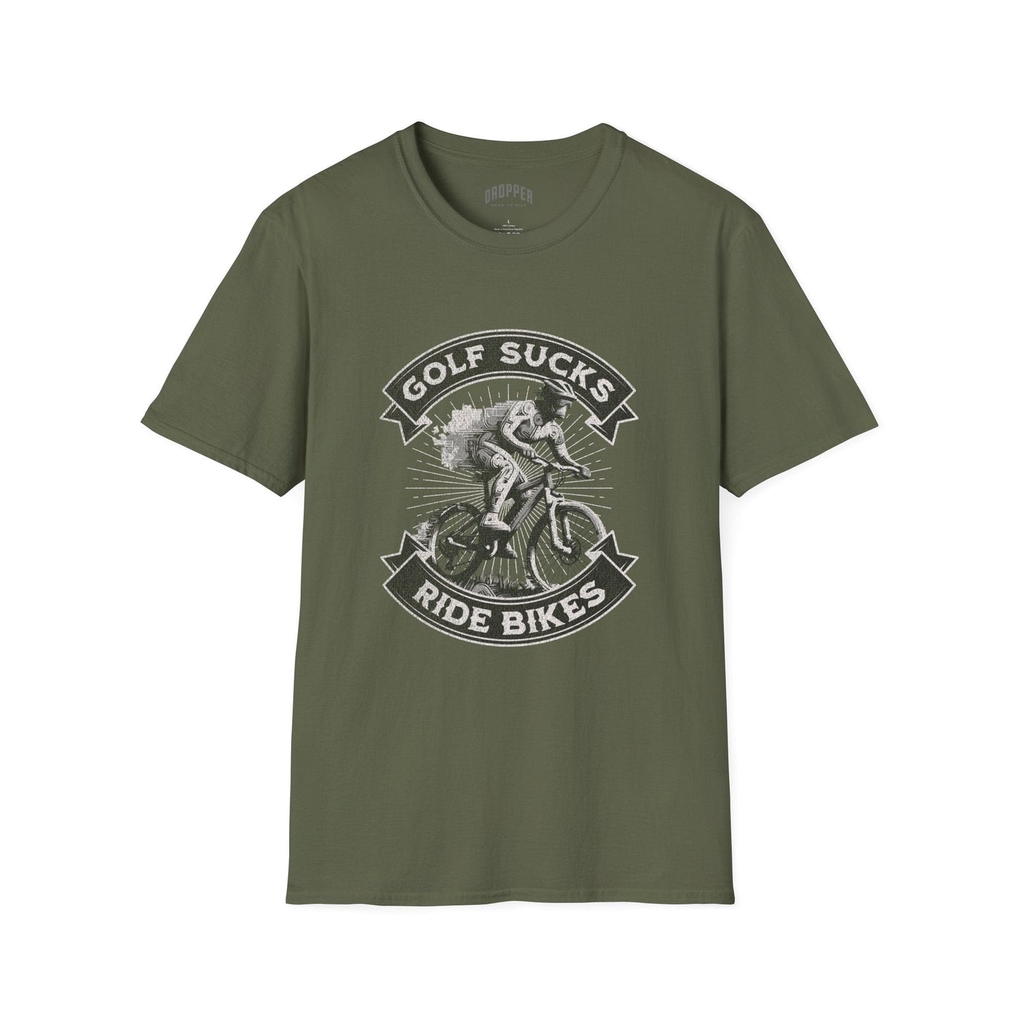Golf Sucks T-Shirt Military Green