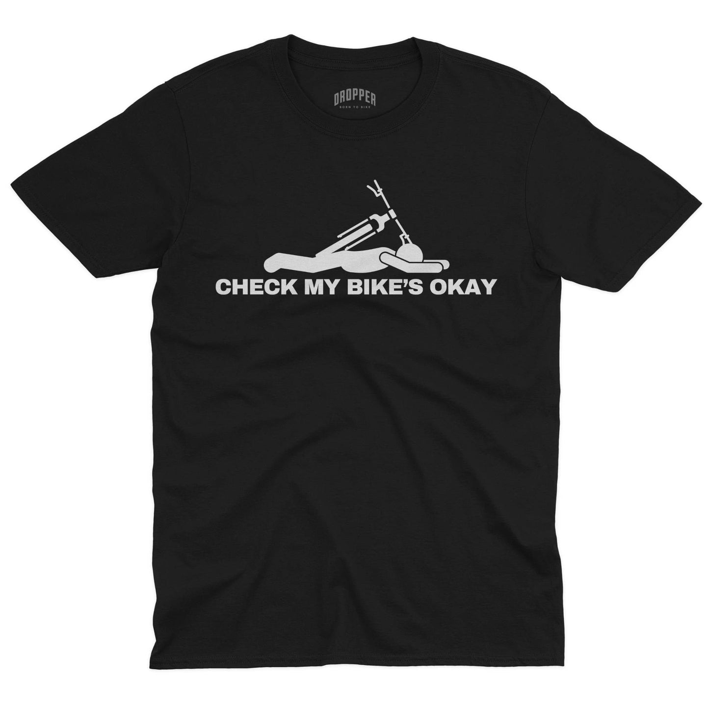 Check My Bike's Okay T-Shirt Black
