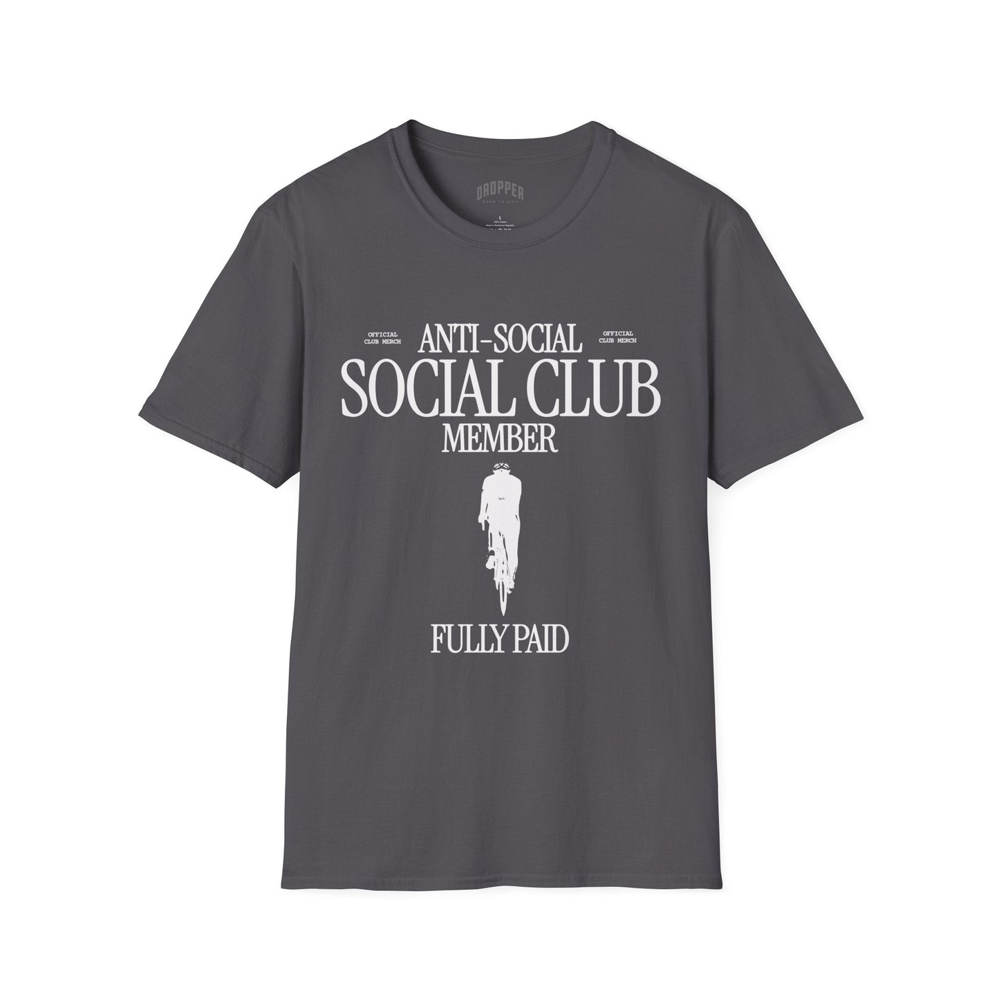 Anti-social Club T-Shirt Grey
