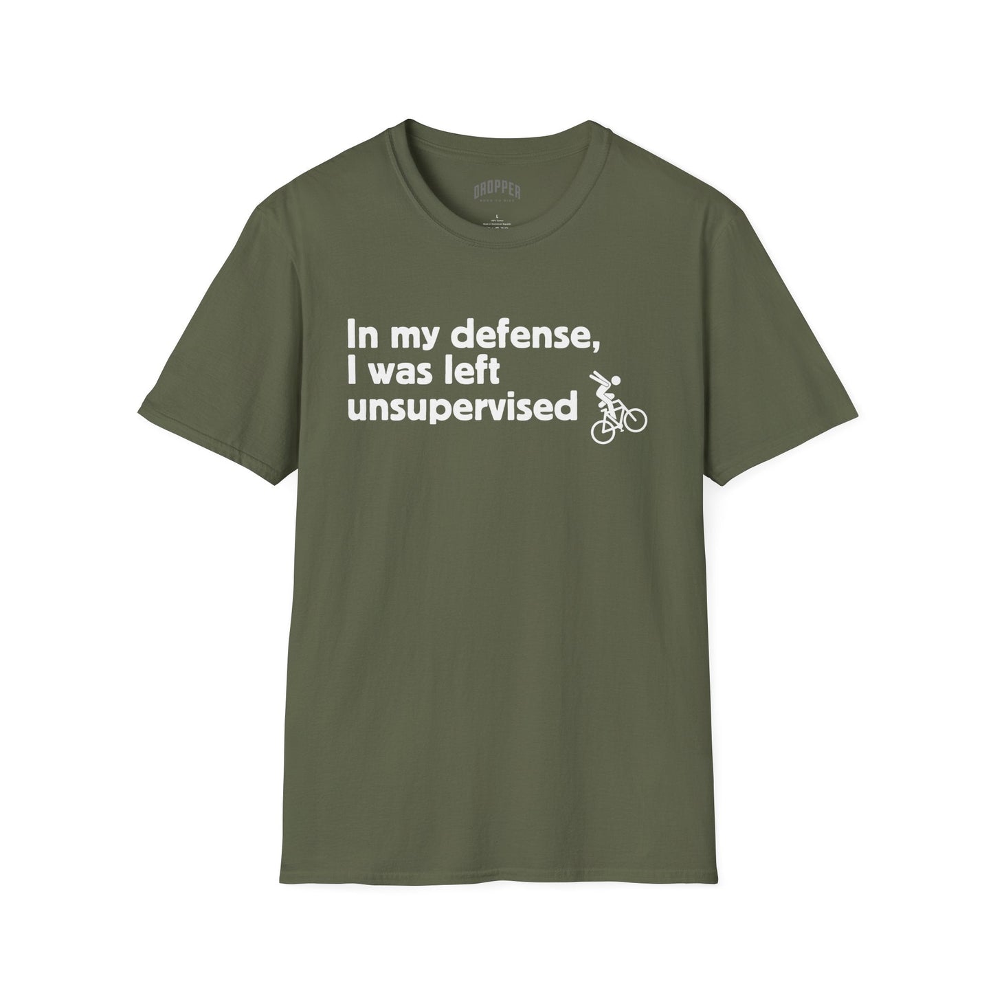 Left Unsupervised T-Shirt Military Green