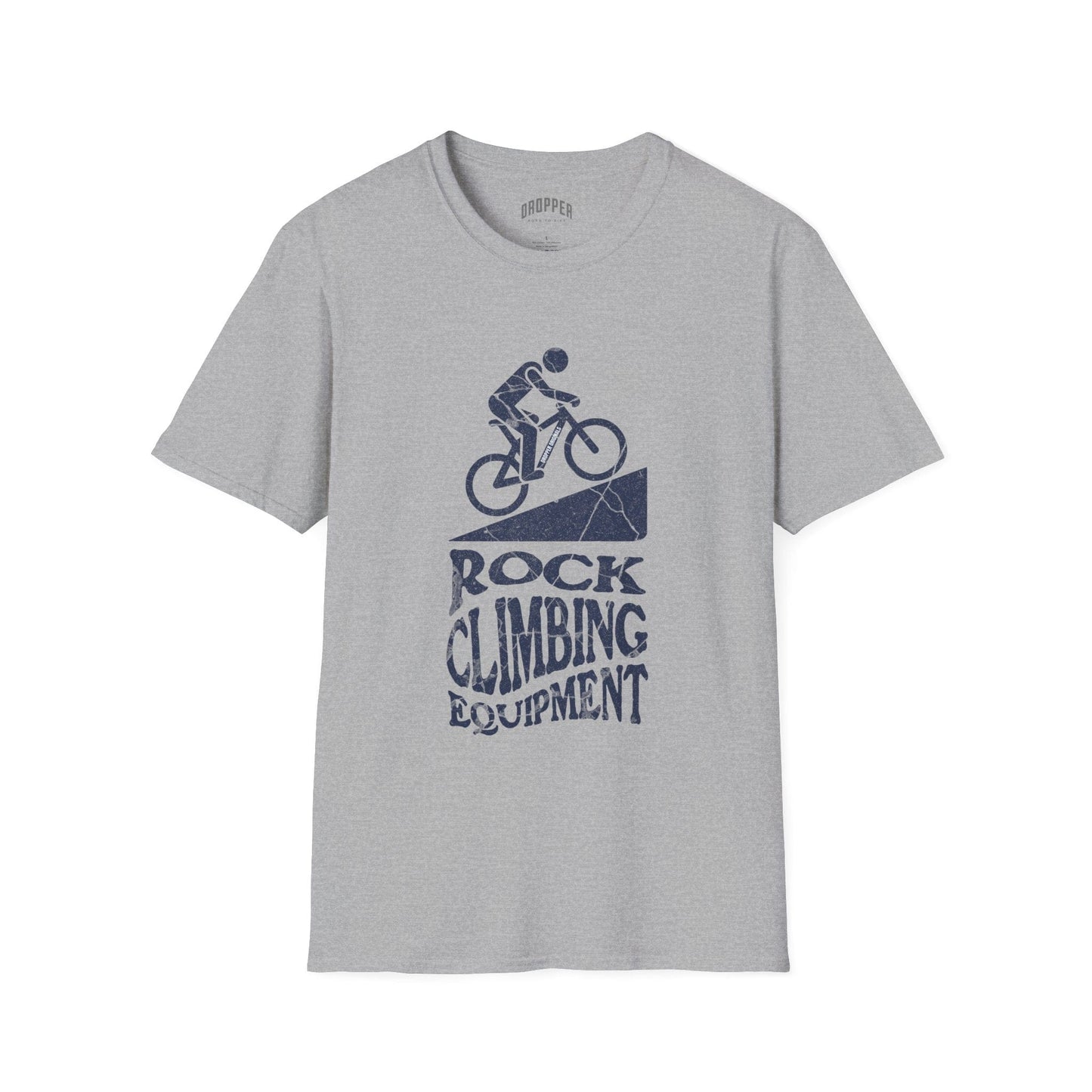 Rock Climbing T-Shirt Sport Grey