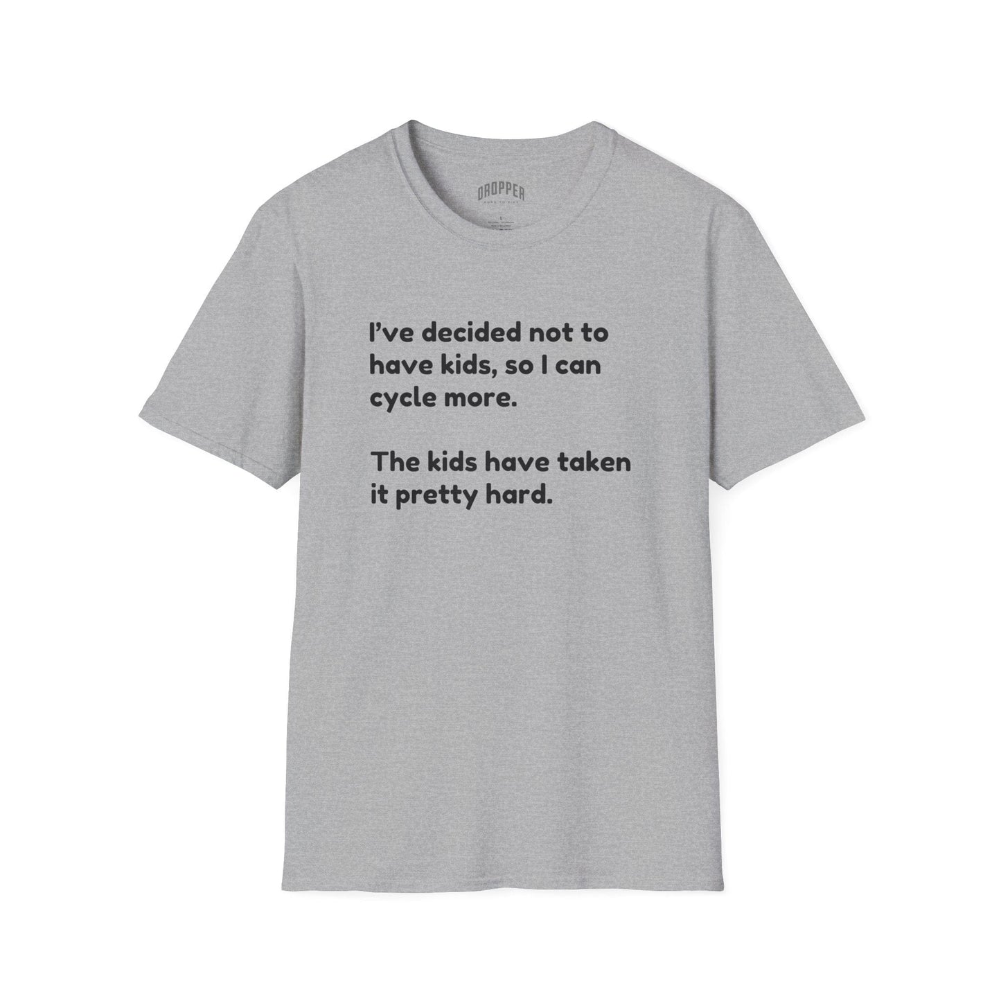 No Kids T-Shirt Sport Grey
