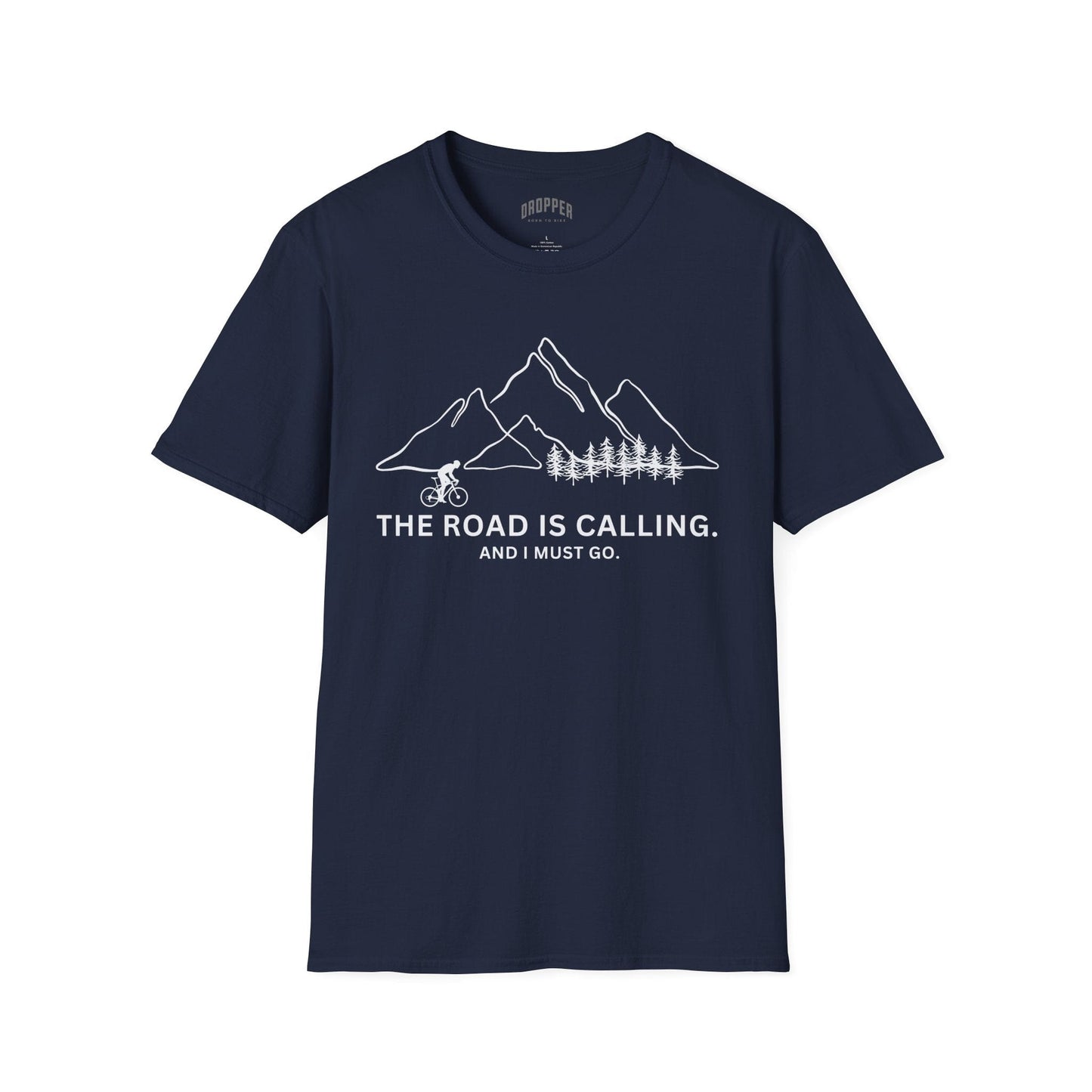 The Road Is Calling T-Shirt Navy