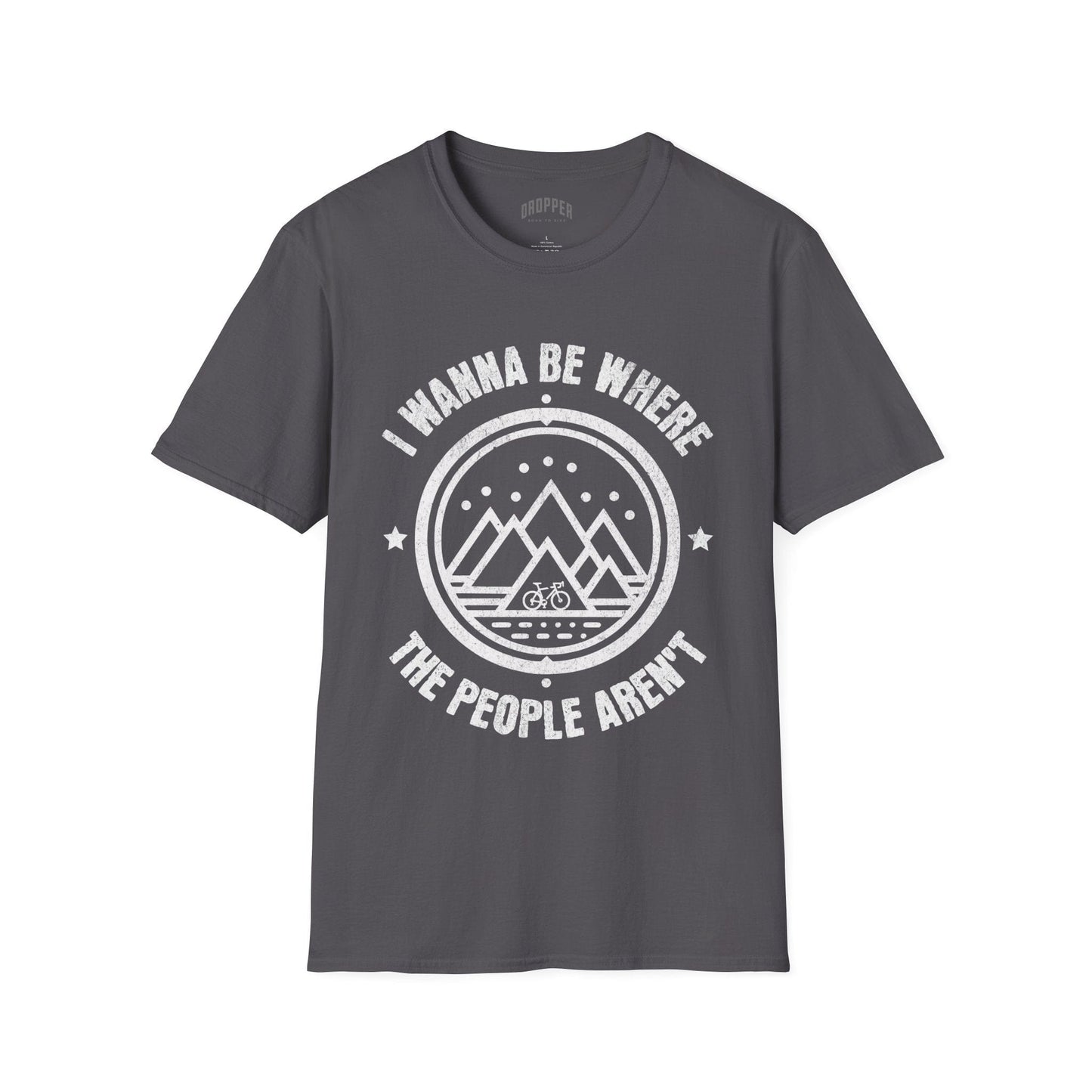 Where The People Aren't T-Shirt Grey
