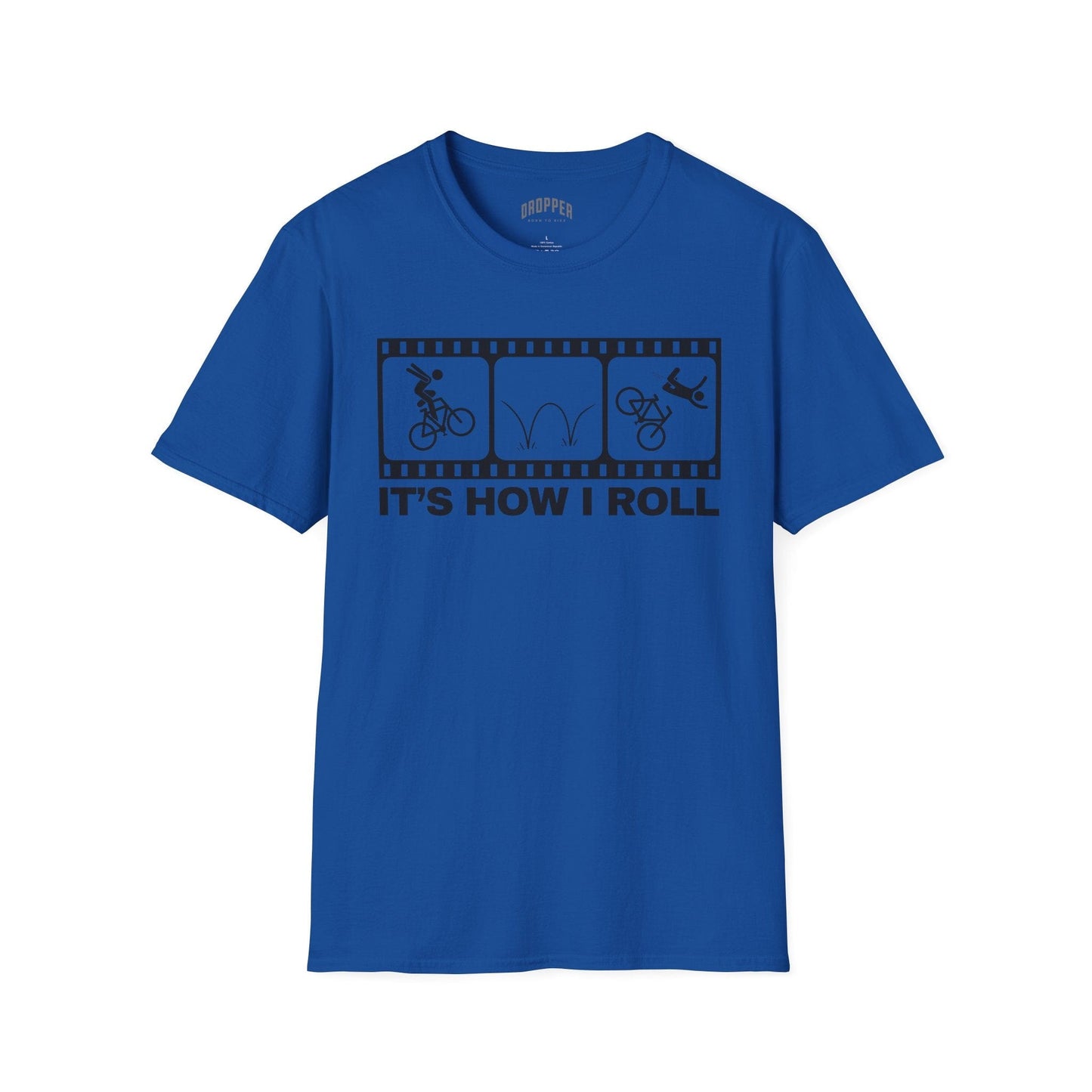 How I Roll T-Shirt Royal