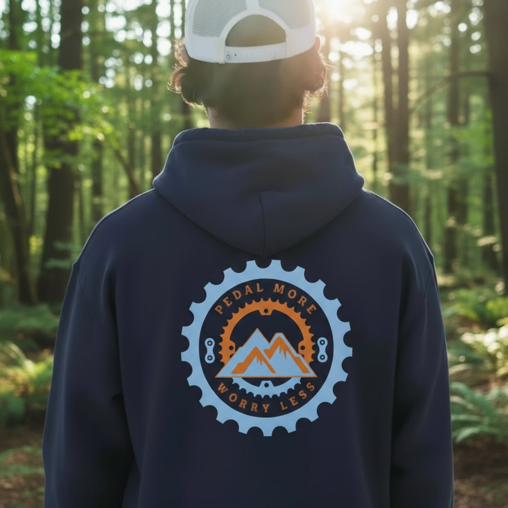 Pedal More, Worry Less Hoodie