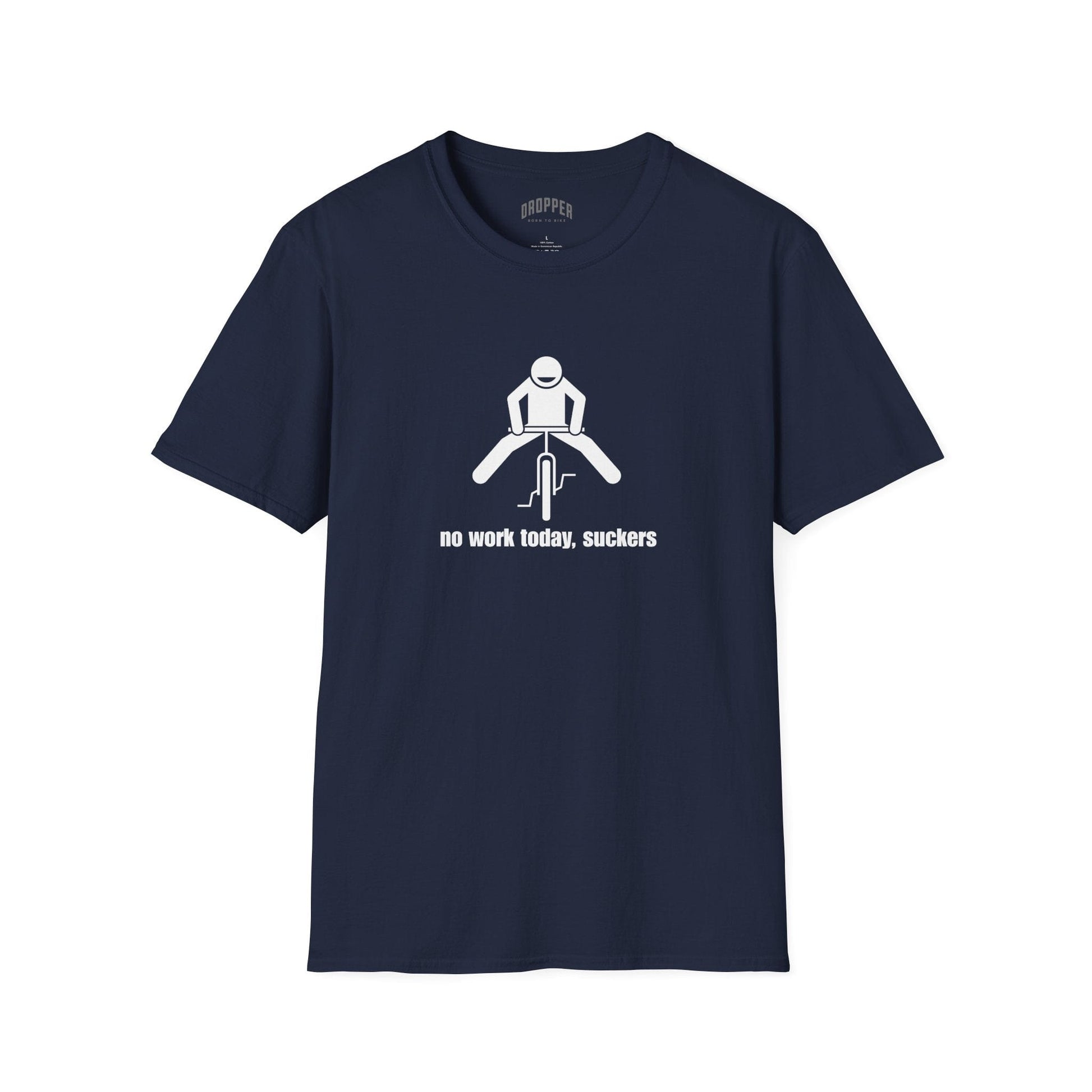No Work Today T-Shirt Navy
