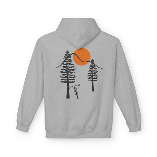 Leaning Tree Hoodie Sport Grey