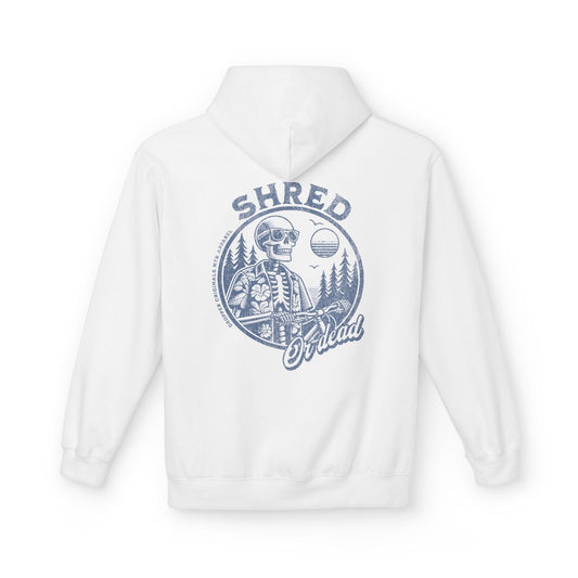 Shred or Dead Hoodie White
