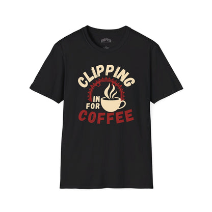 Clipping In For Coffee T-Shirt